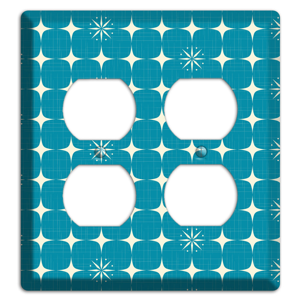 Blue Atomic 2 Duplex Wallplate