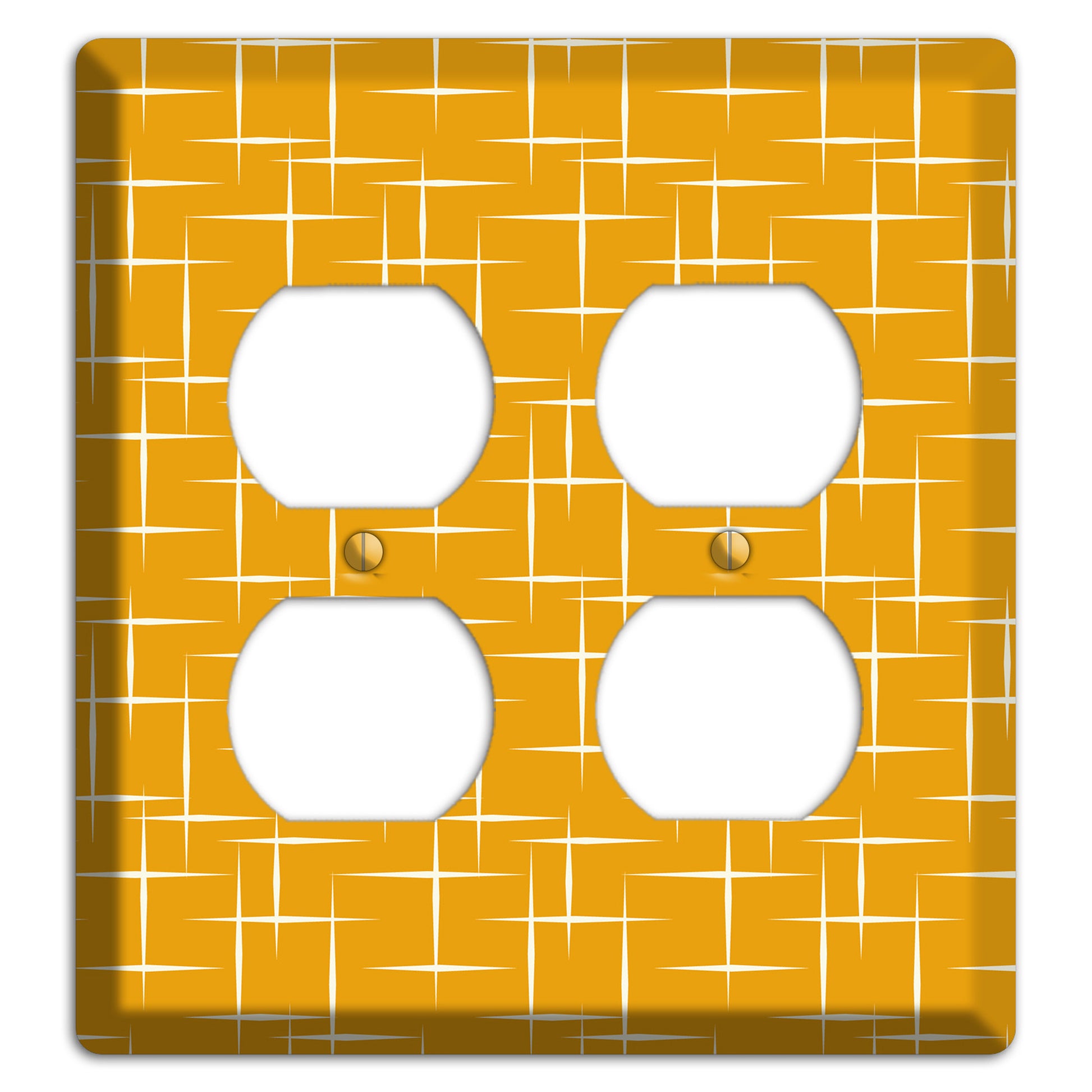 Orange Atomic 2 Duplex Wallplate