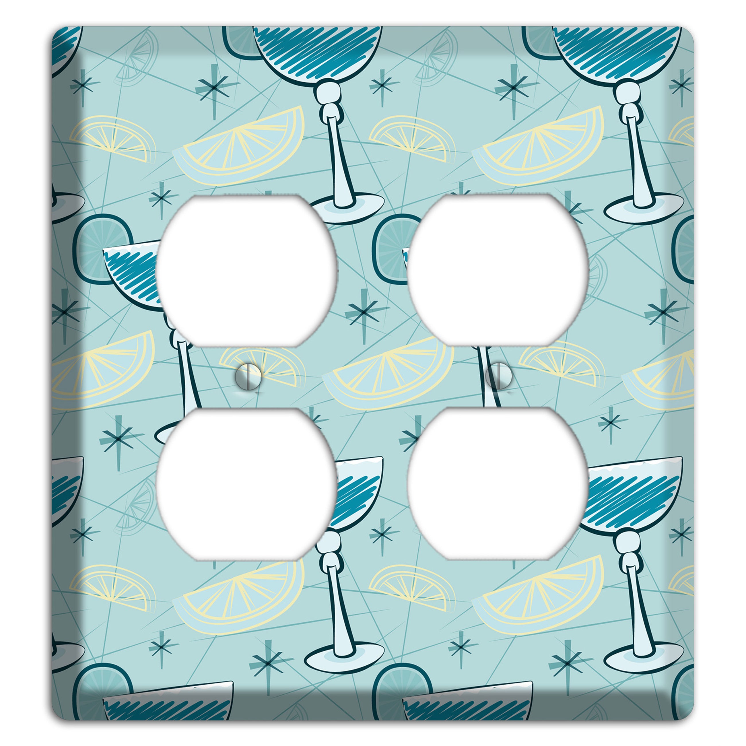 Cocktails 2 Duplex Wallplate