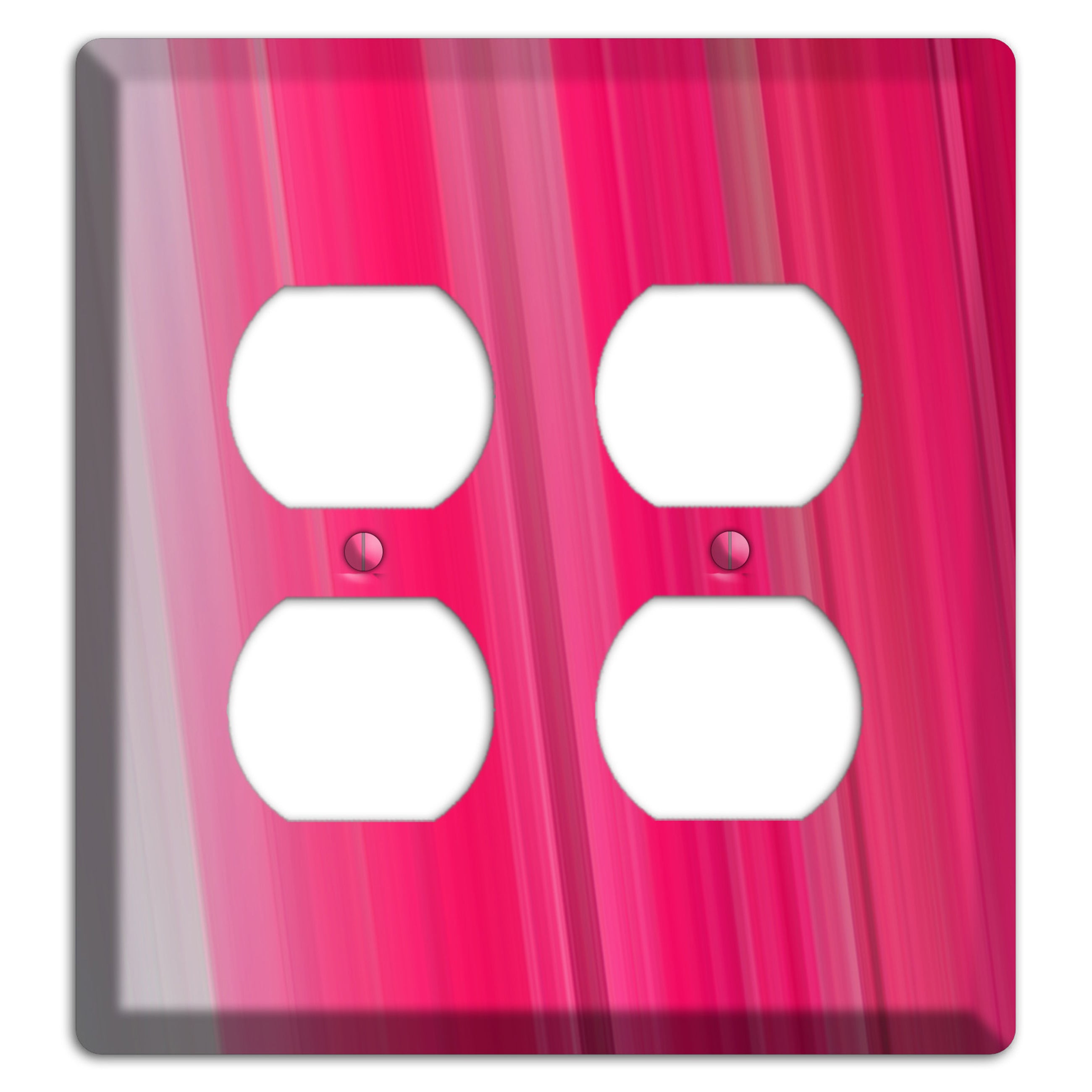 Pink Ray of Light 2 Duplex Wallplate