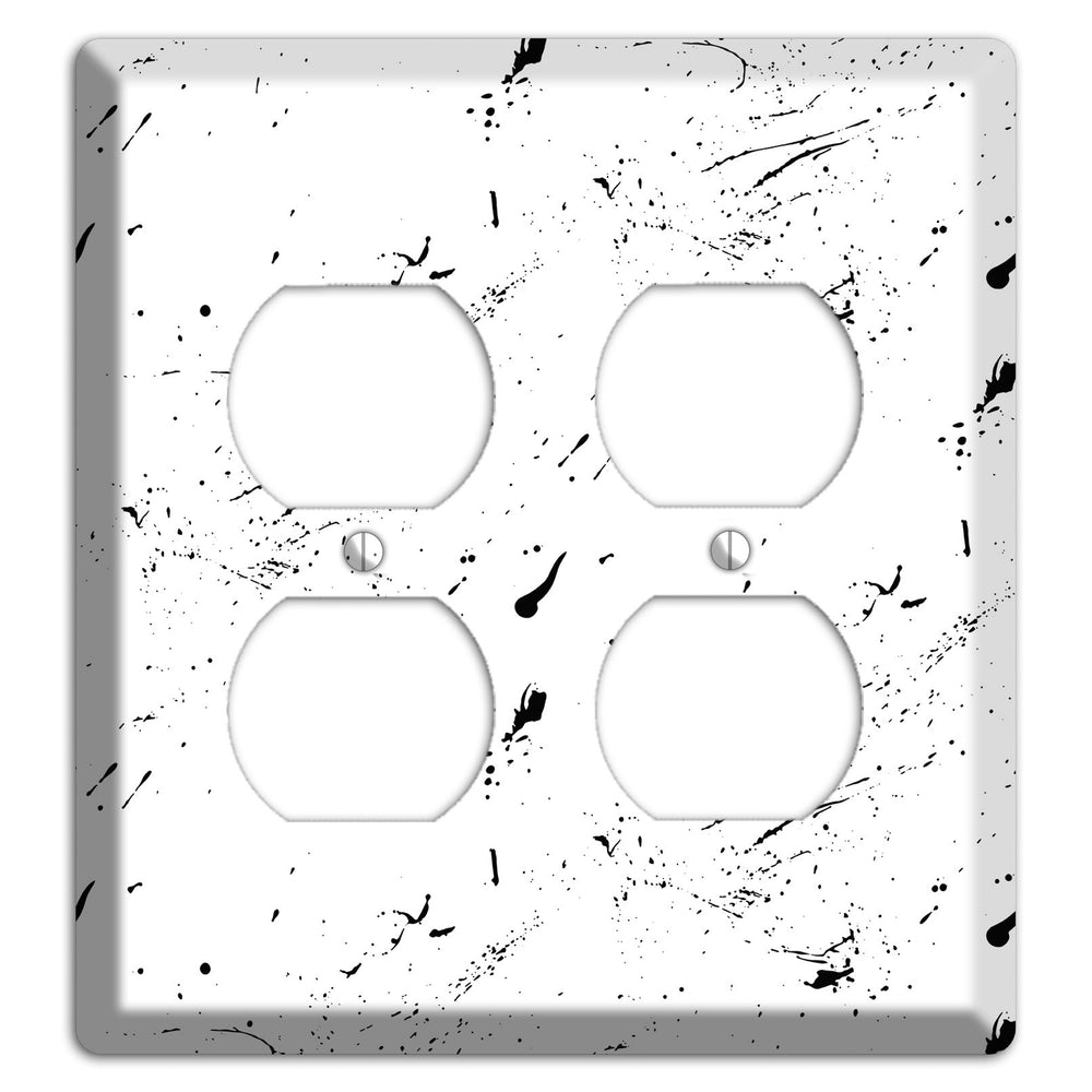 Ink Splash 1 2 Duplex Wallplate