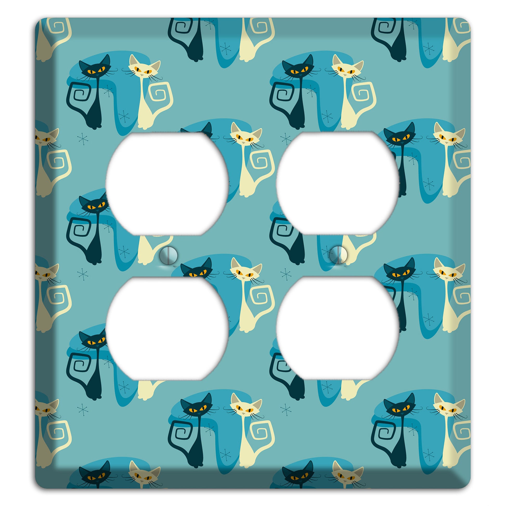 Adorable Kitties 2 Duplex Wallplate