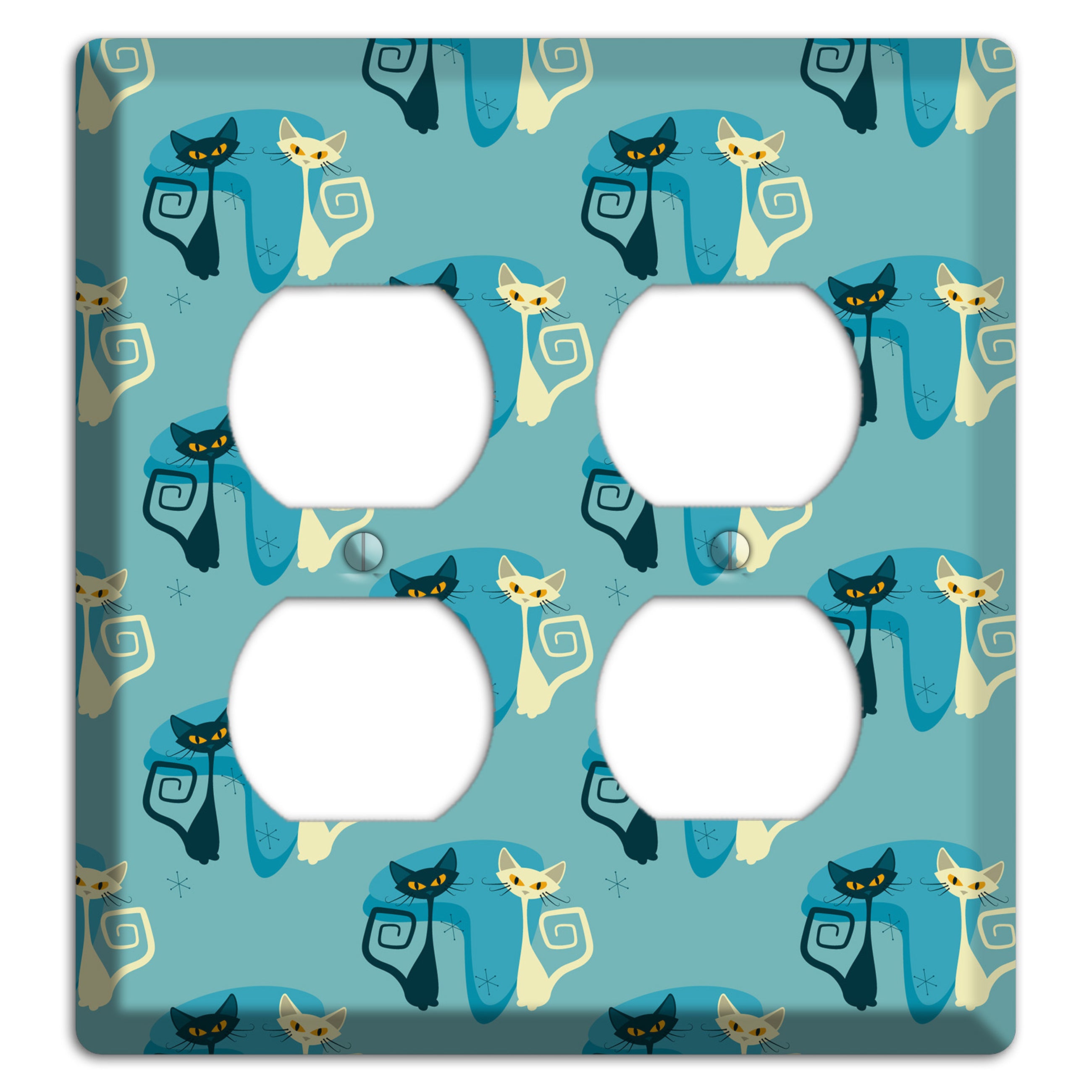 Adorable Kitties 2 Duplex Wallplate