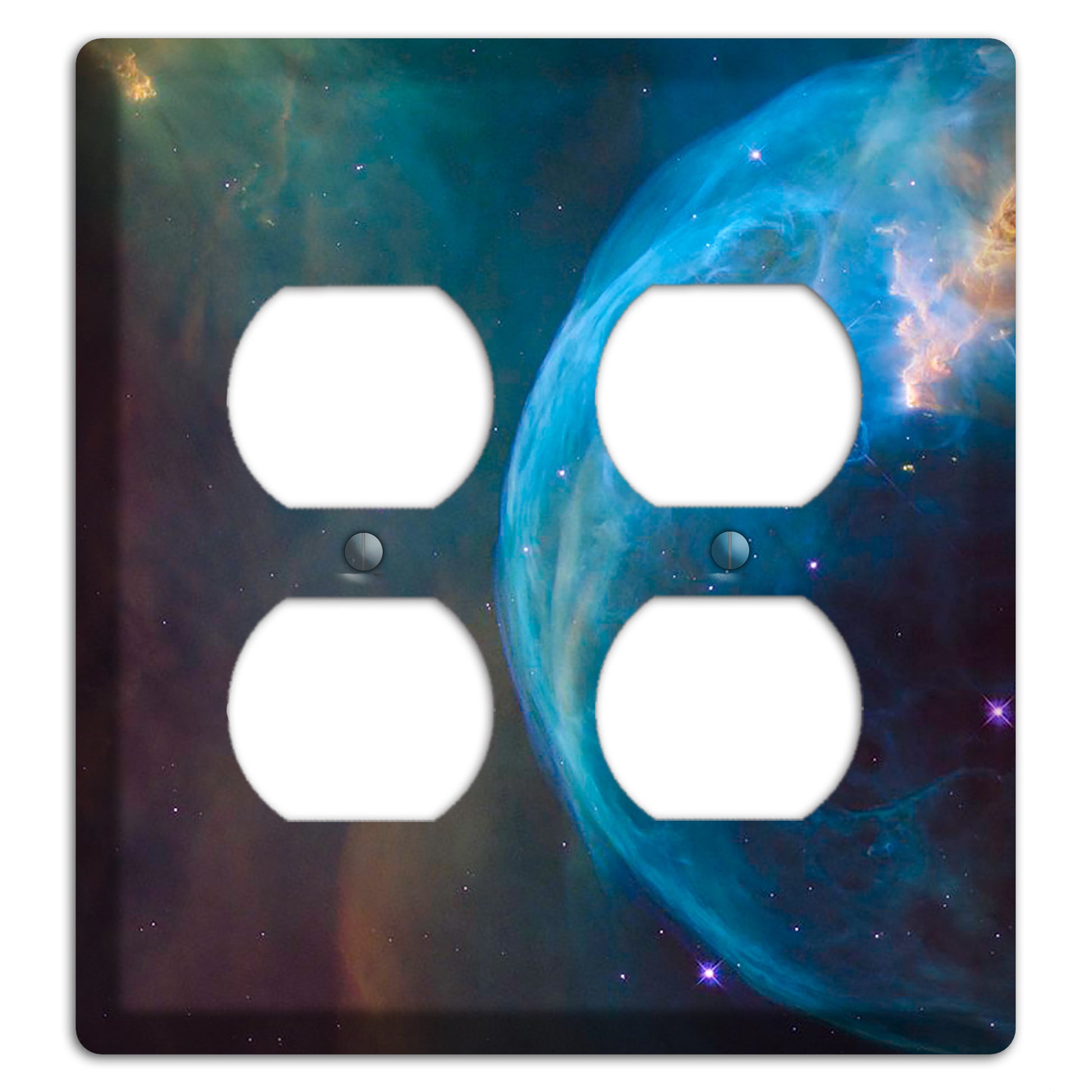 Bubble Nebula 2 Duplex Wallplate