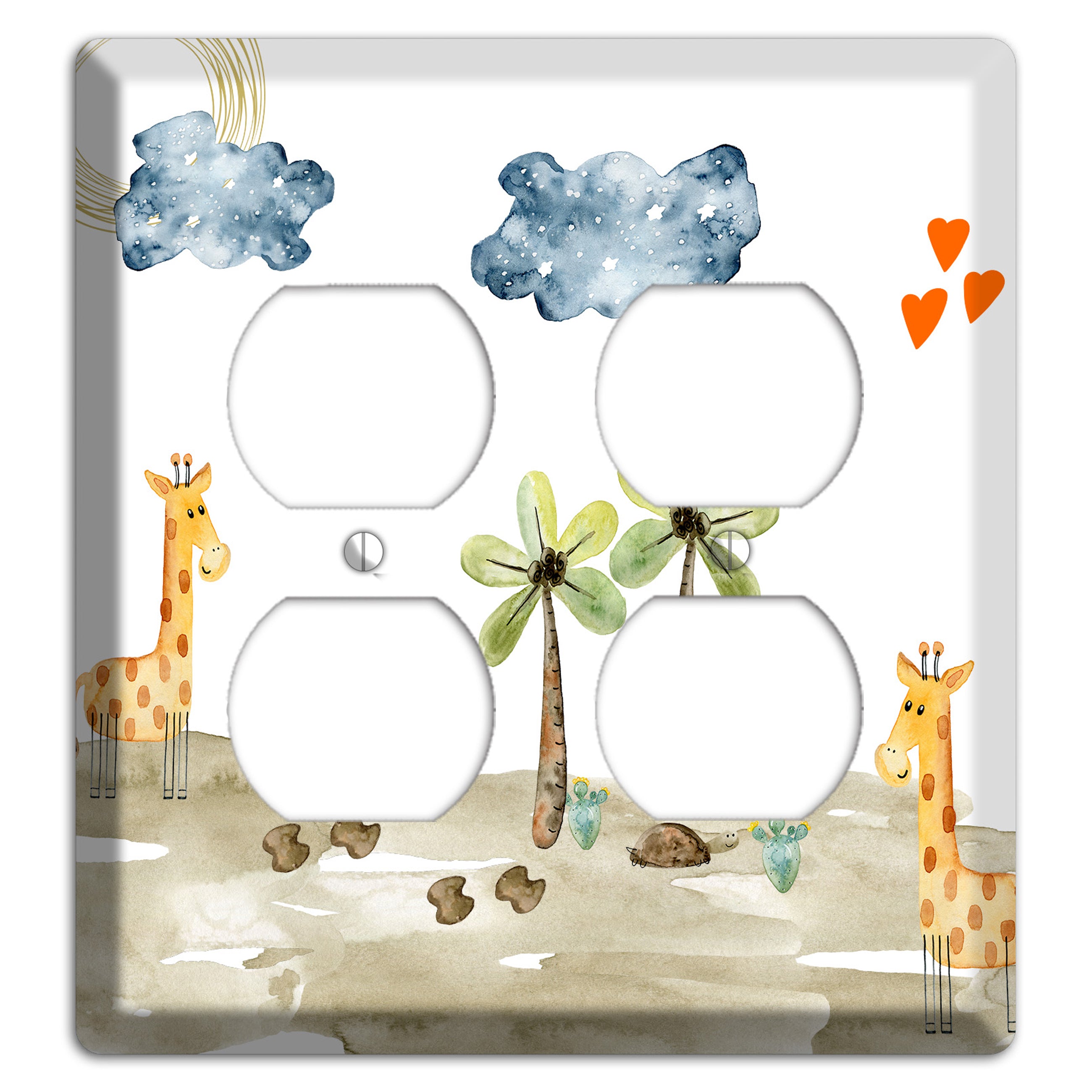 Giraffe 2 Duplex Wallplate