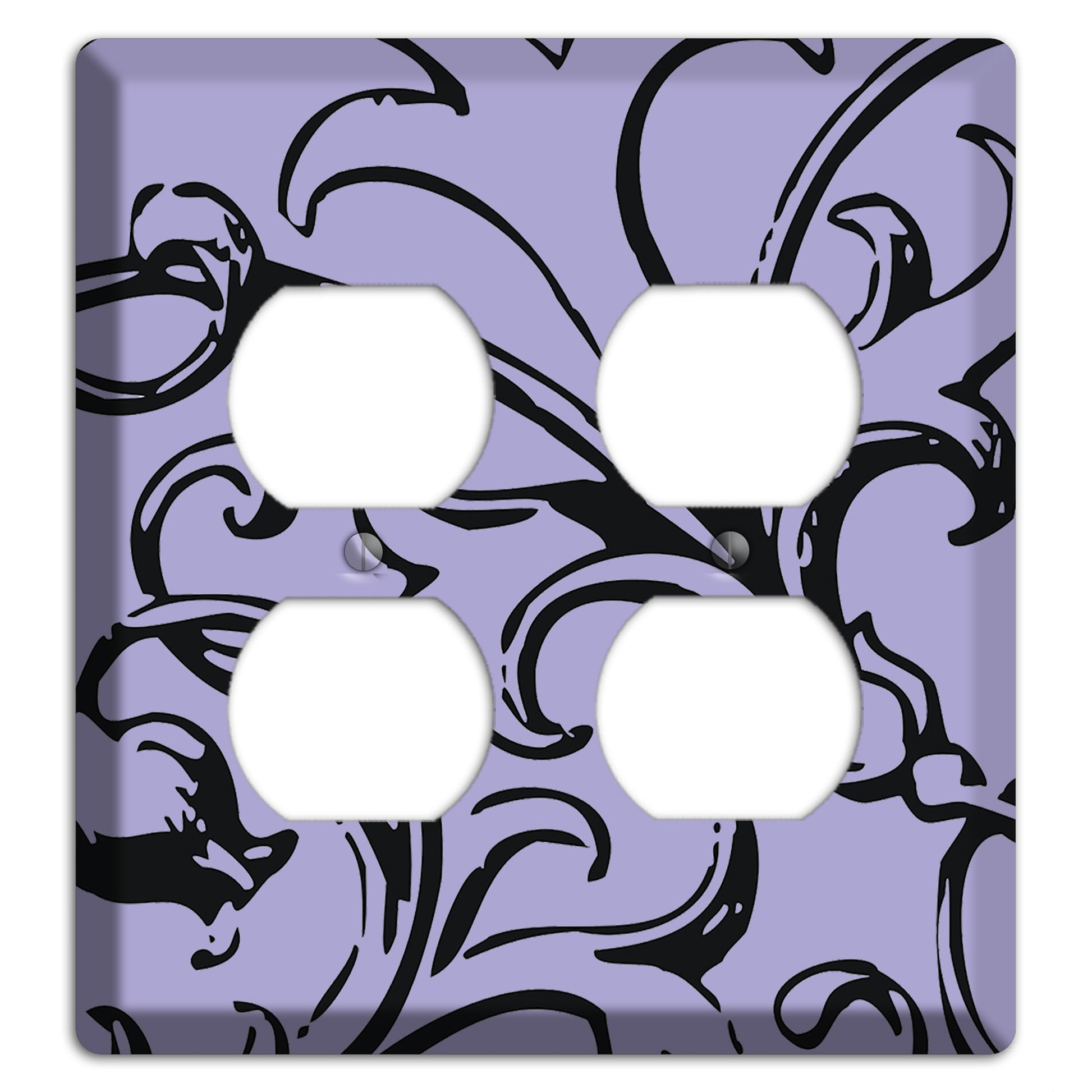 Victorian Lilac 2 Duplex Wallplate