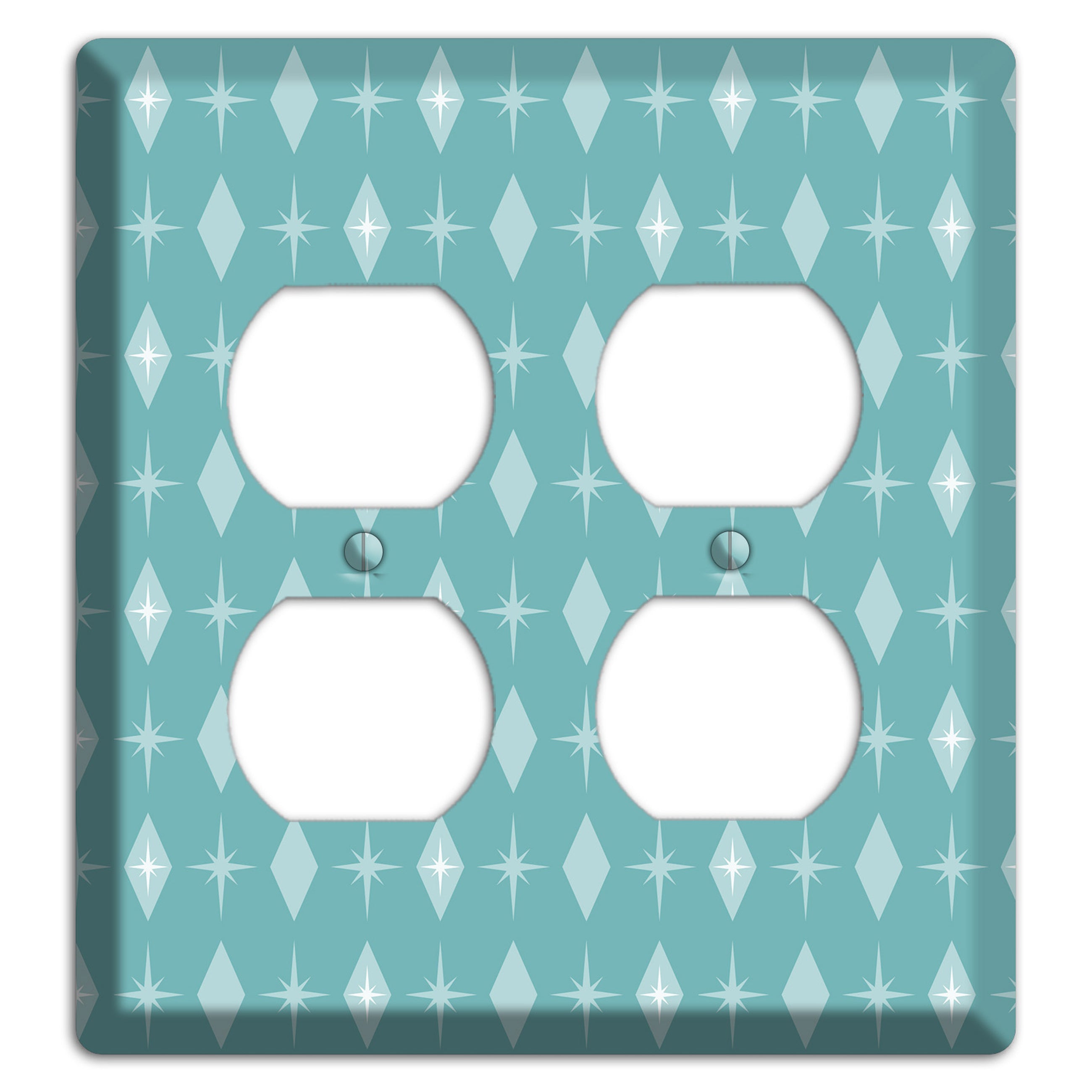 Blue Diamon 2 Duplex Wallplate
