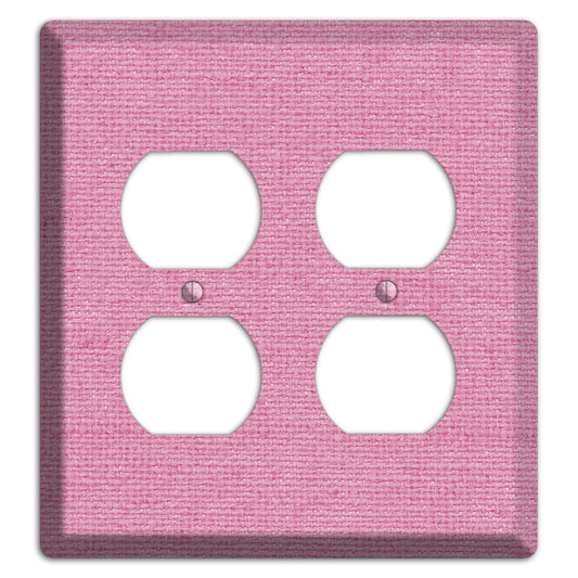 Gamboge Pink Texture 2 Duplex Wallplate