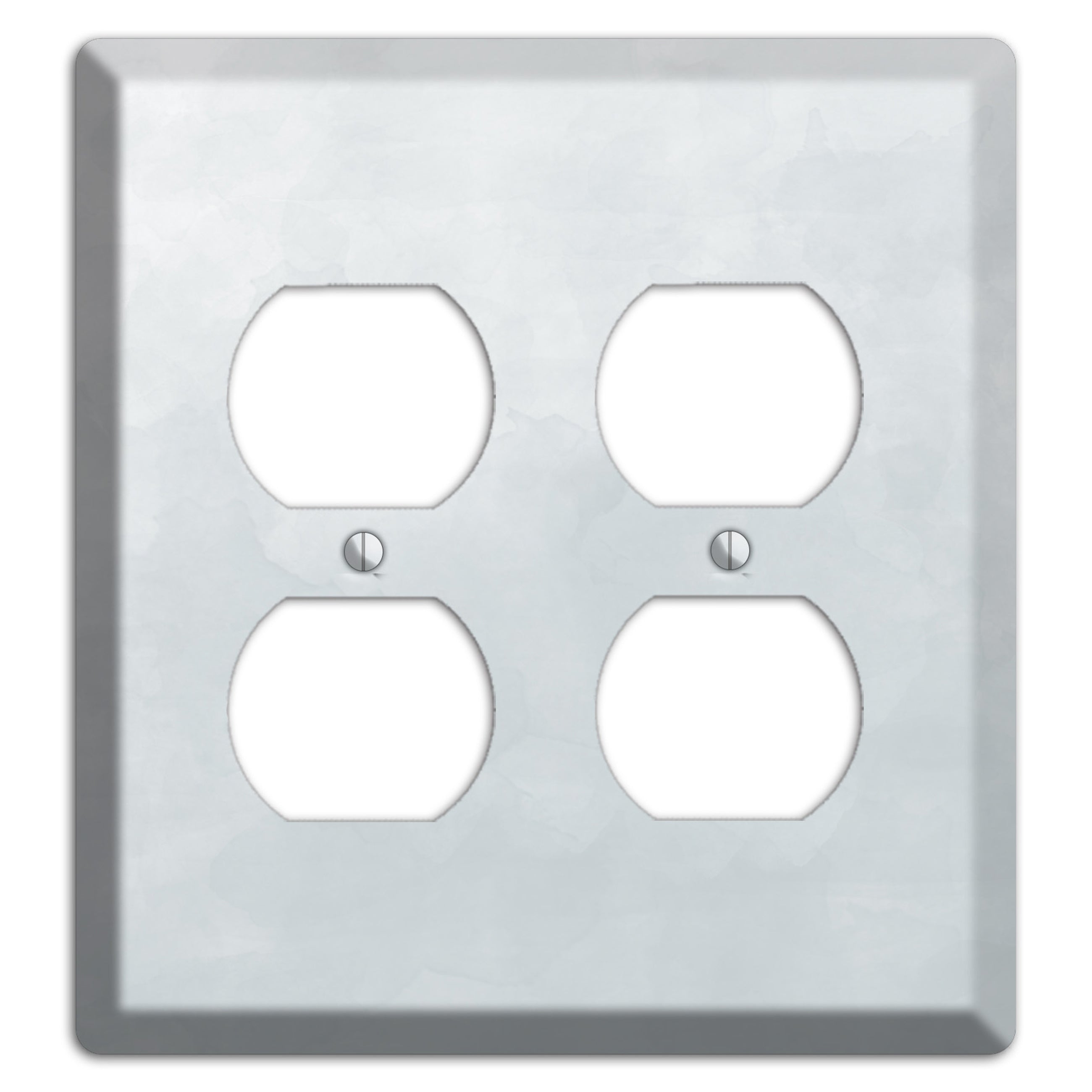 Gray Ombre 2 Duplex Wallplate