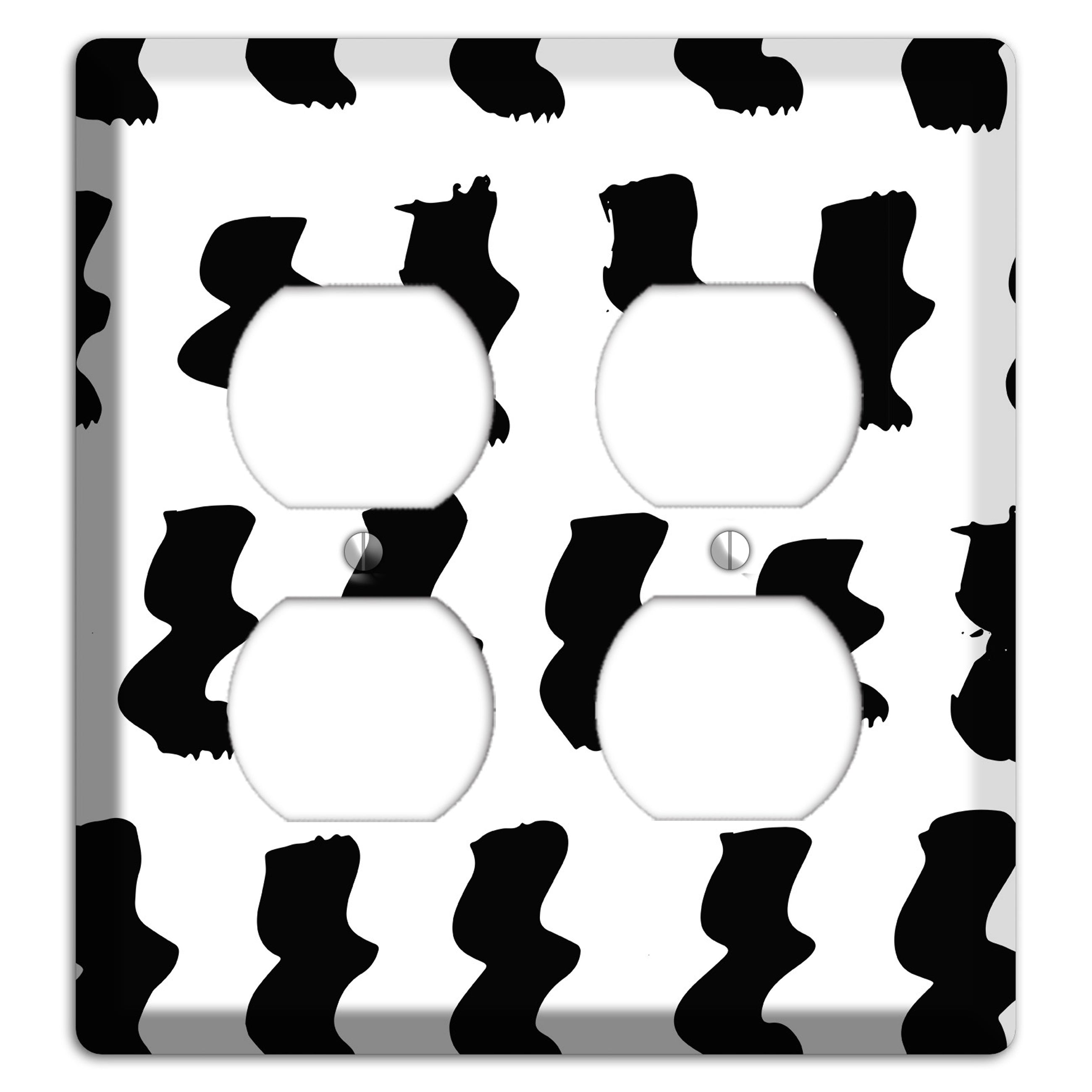 Ink Brushstrokes 5 2 Duplex Wallplate