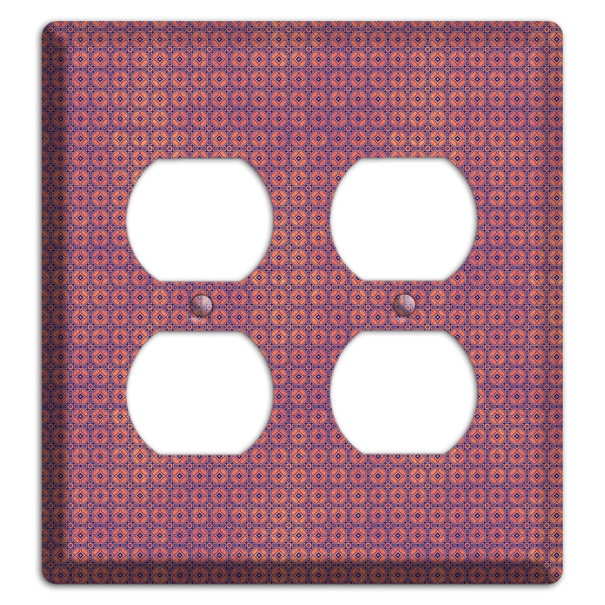 Multi Cranberry Arabesque 2 Duplex Wallplate