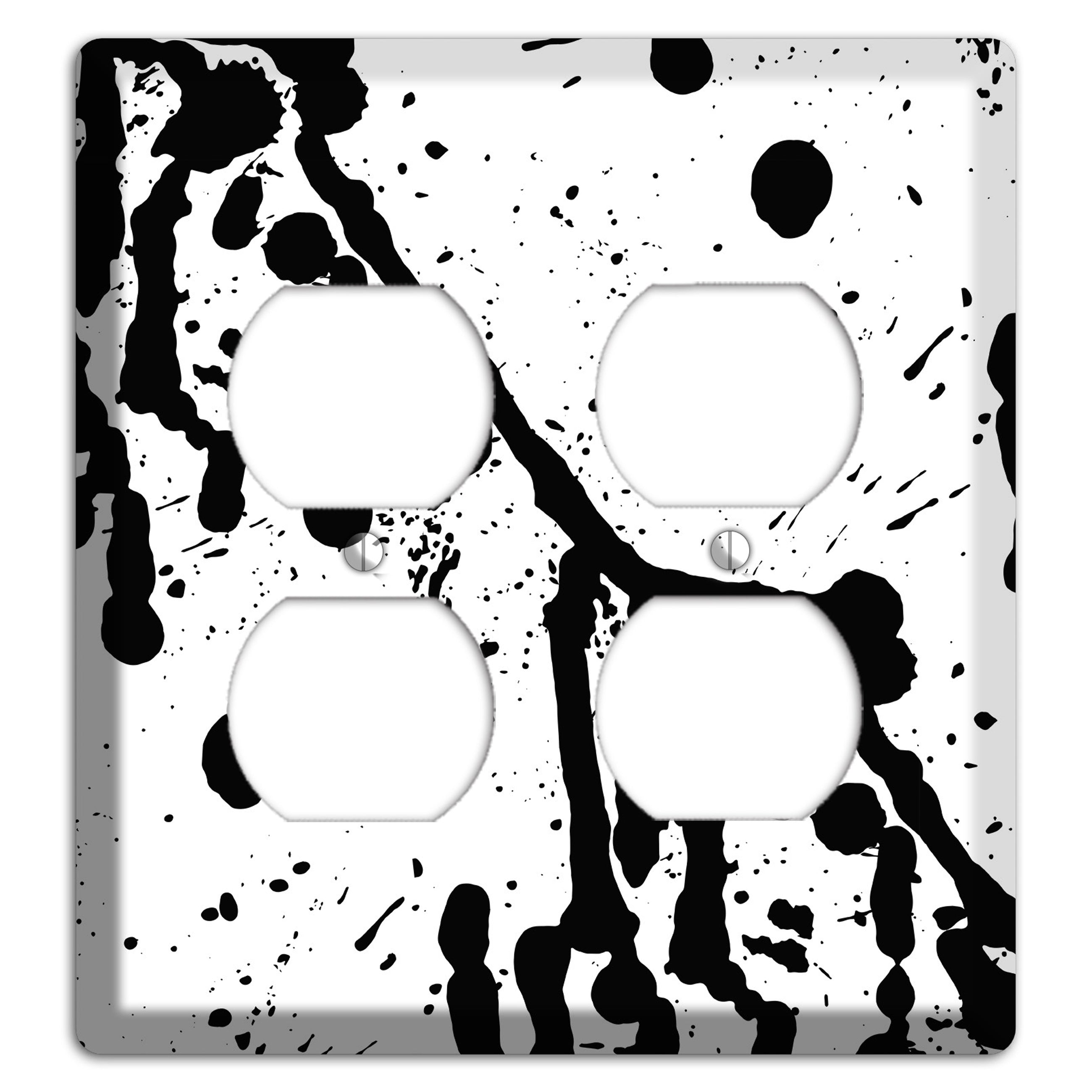 Ink Drips 10 2 Duplex Wallplate