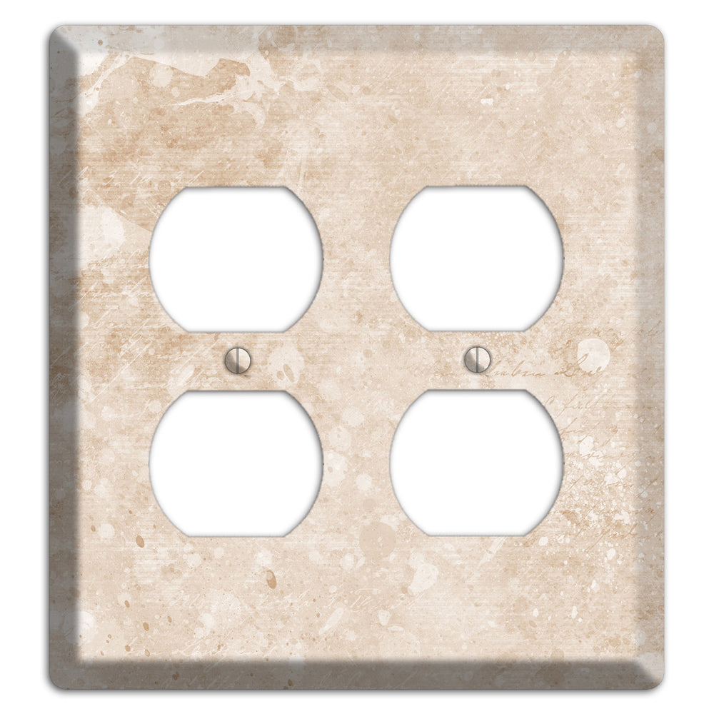 Logan Whimsical Damask 2 Duplex Wallplate
