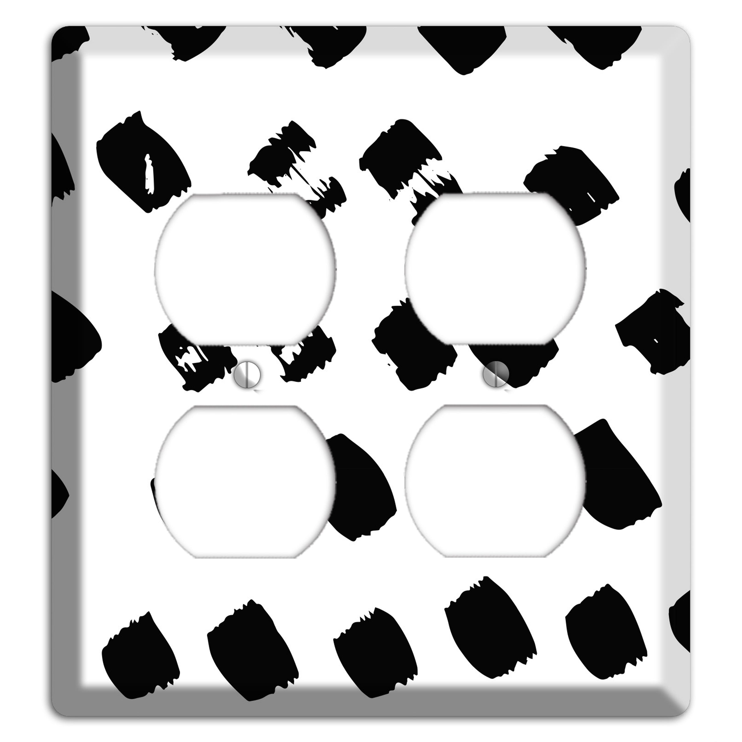 Ink Brushstrokes 4 2 Duplex Wallplate