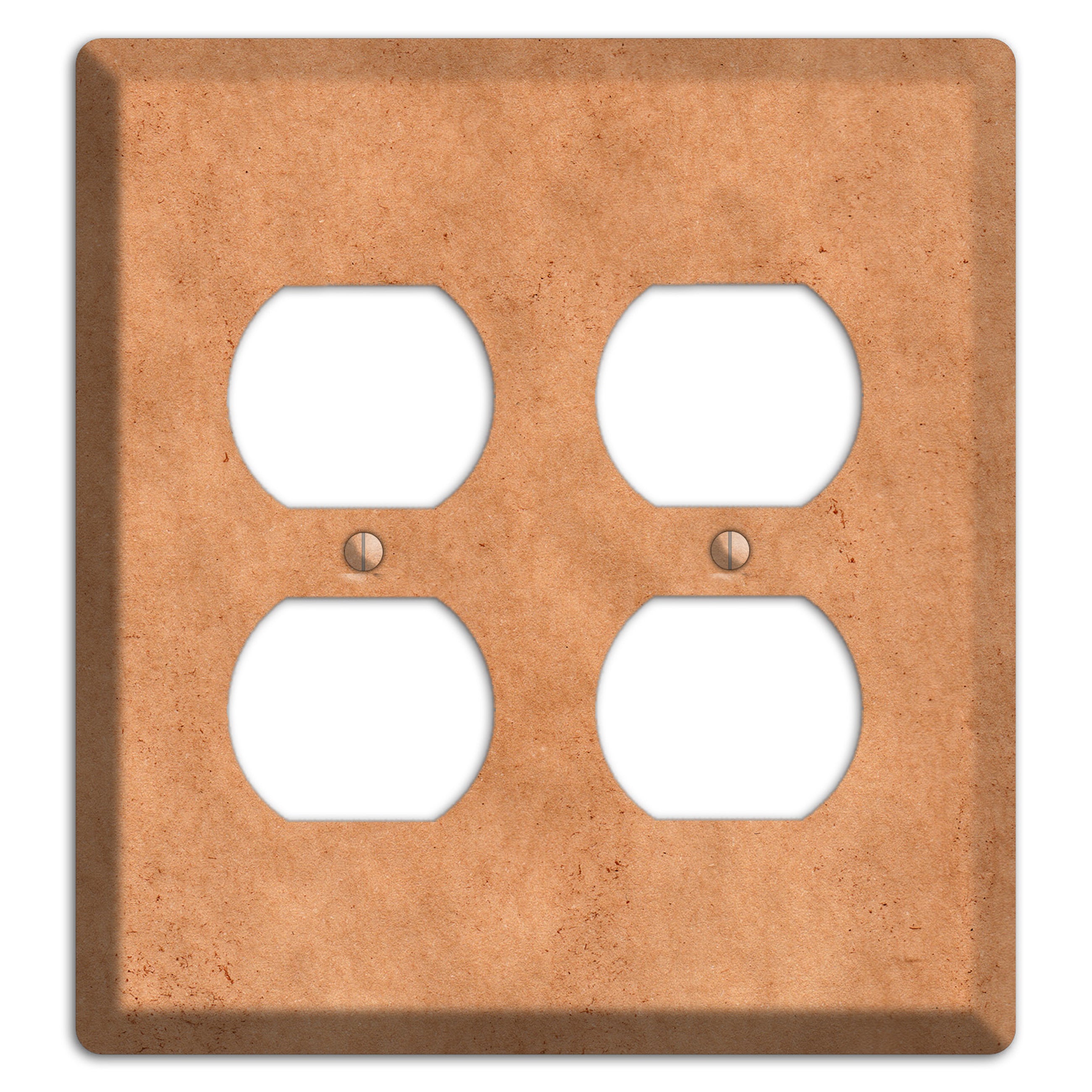 Aged Paper 7 2 Duplex Wallplate