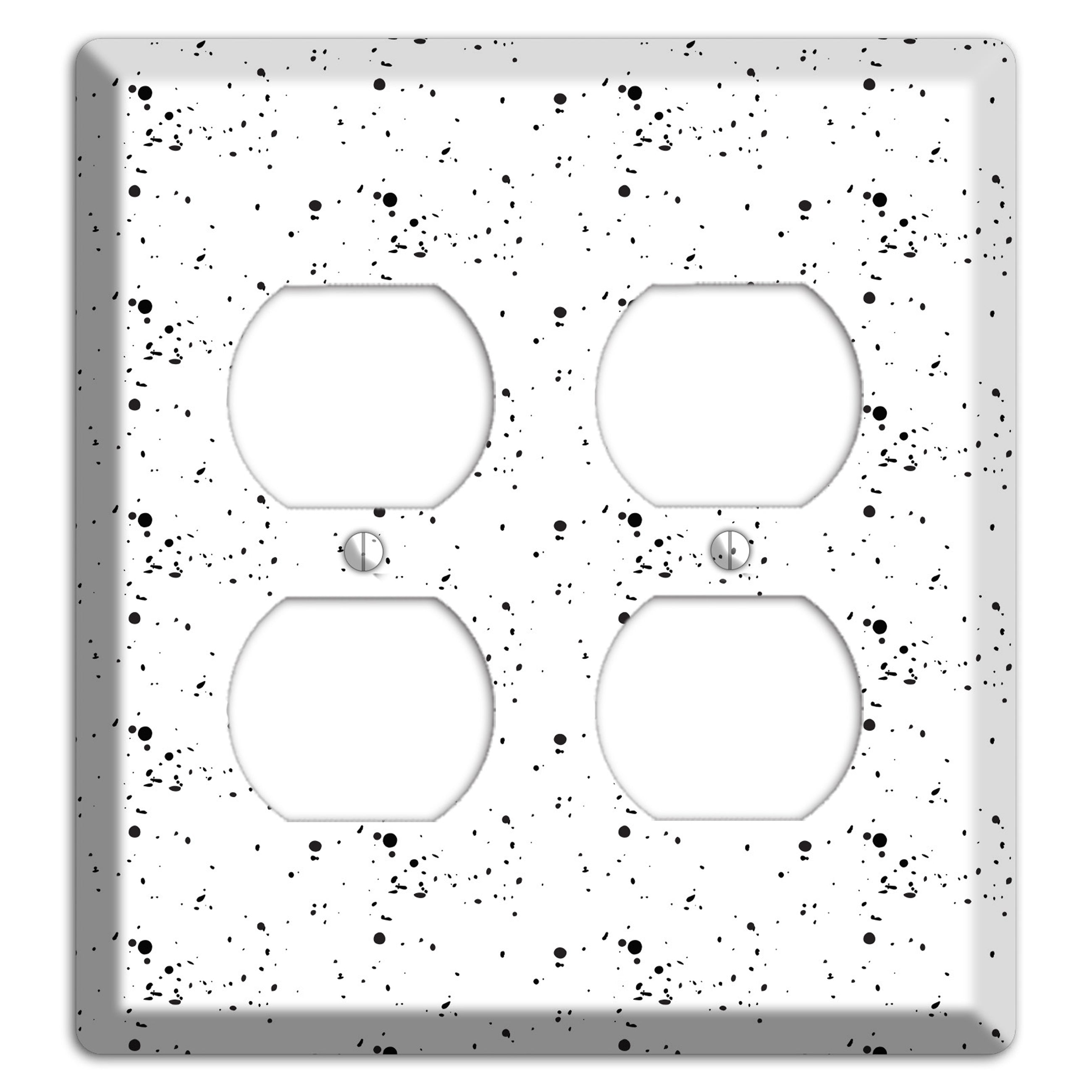 Ink Drops 8 2 Duplex Wallplate