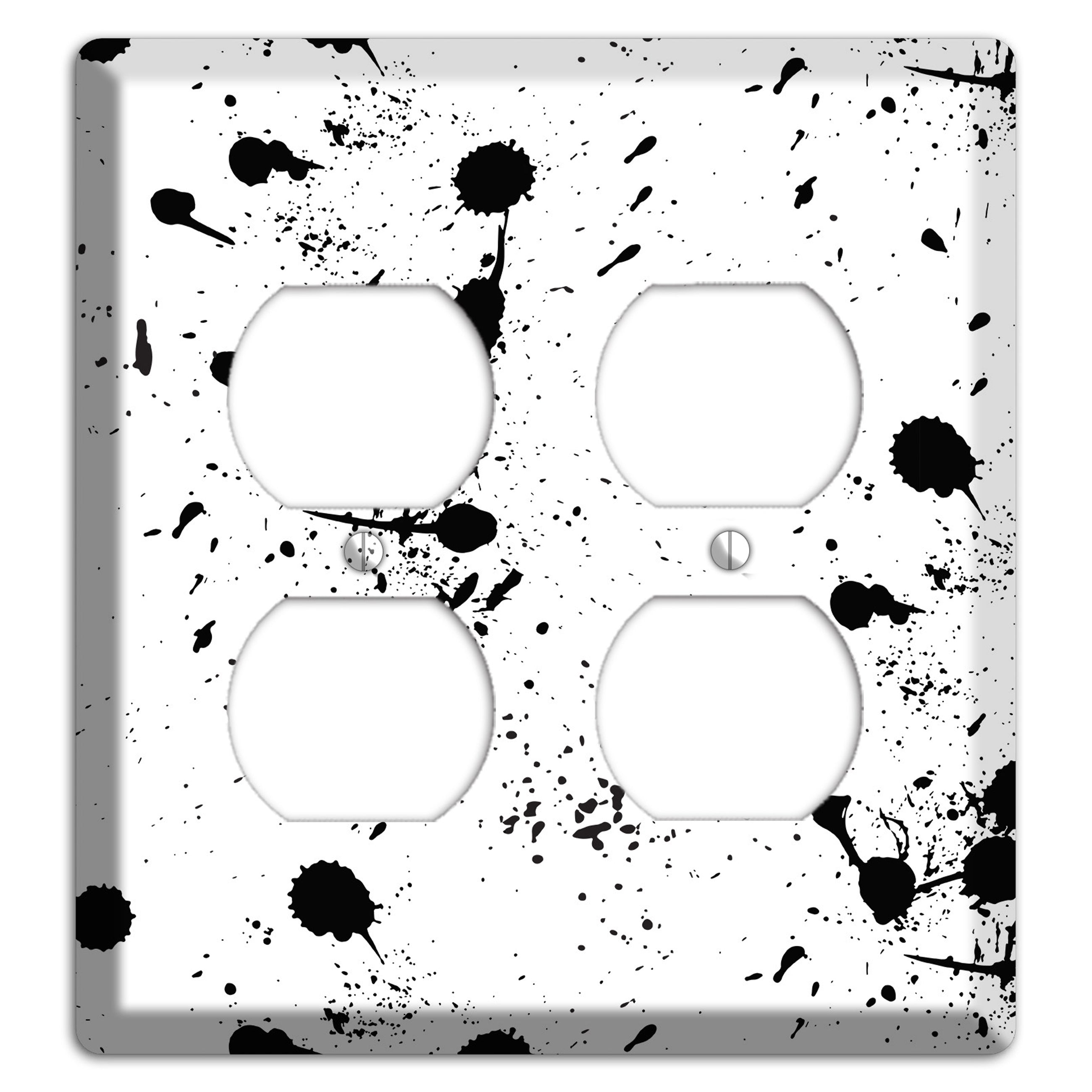 Ink Splash 3 2 Duplex Wallplate