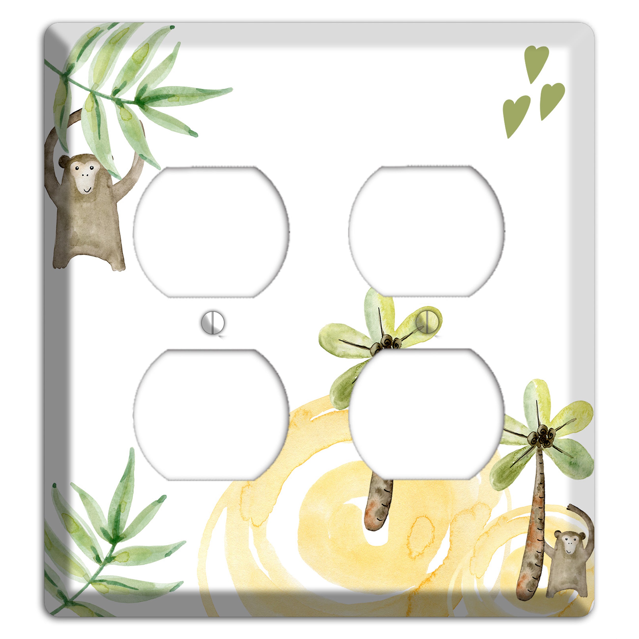 Monkey 2 Duplex Wallplate