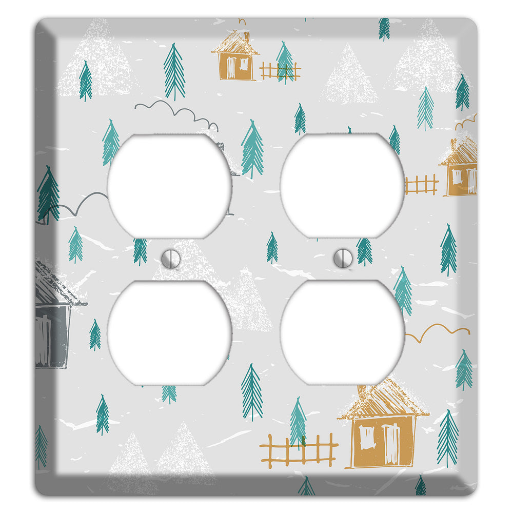 Wildlife Neighborhoods 2 2 Duplex Wallplate