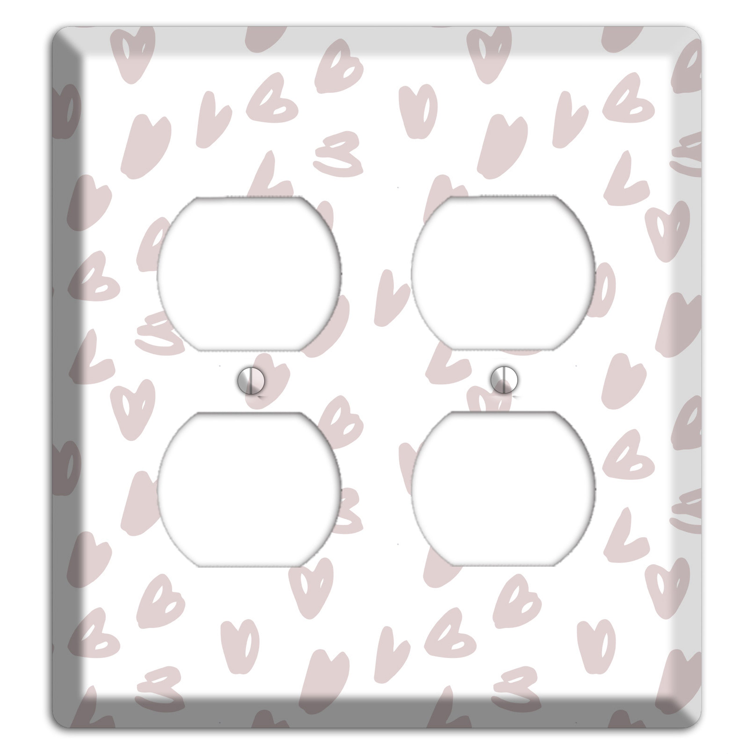 Abstract 21 2 Duplex Wallplate