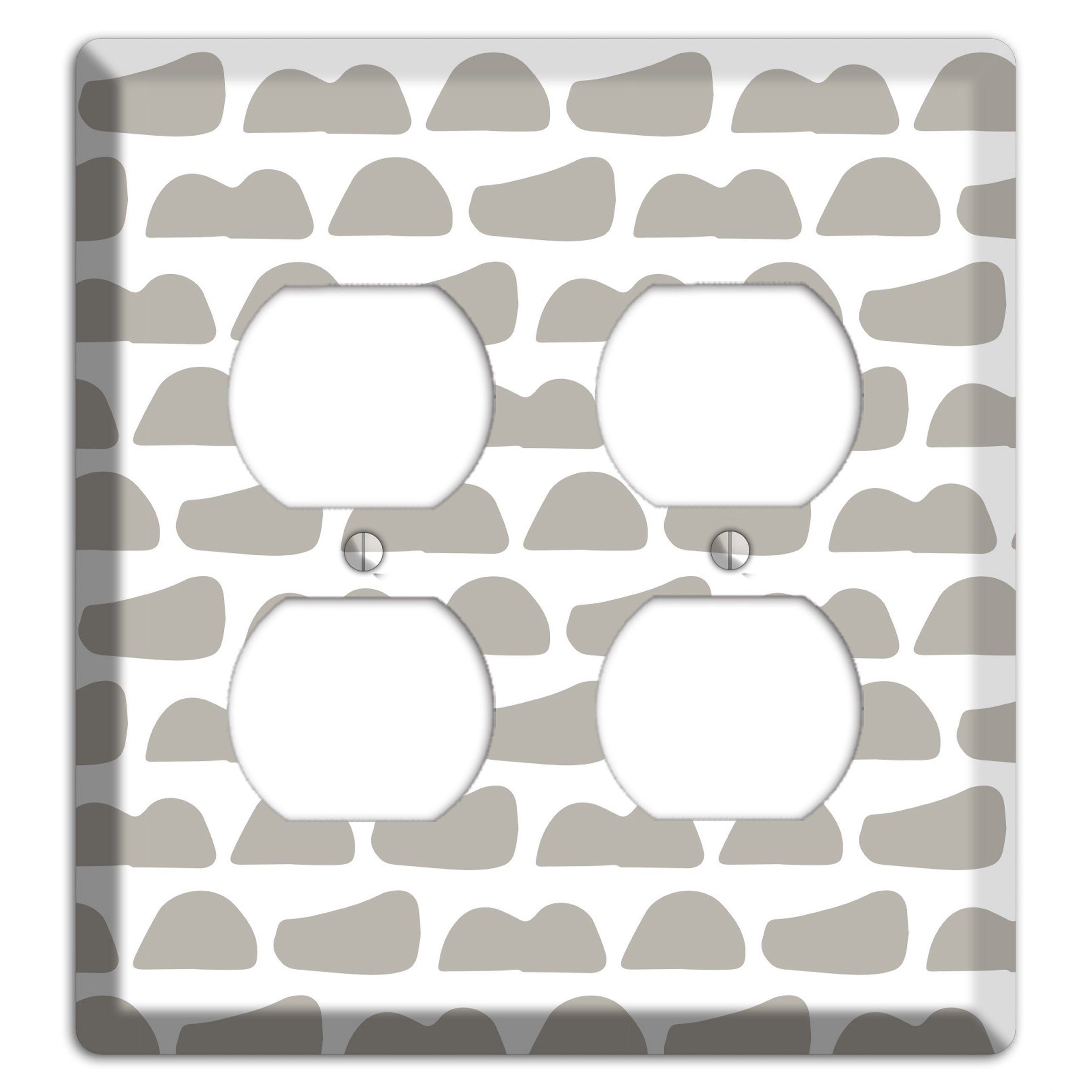 Simple Scandanavian Style Y 2 Duplex Wallplate