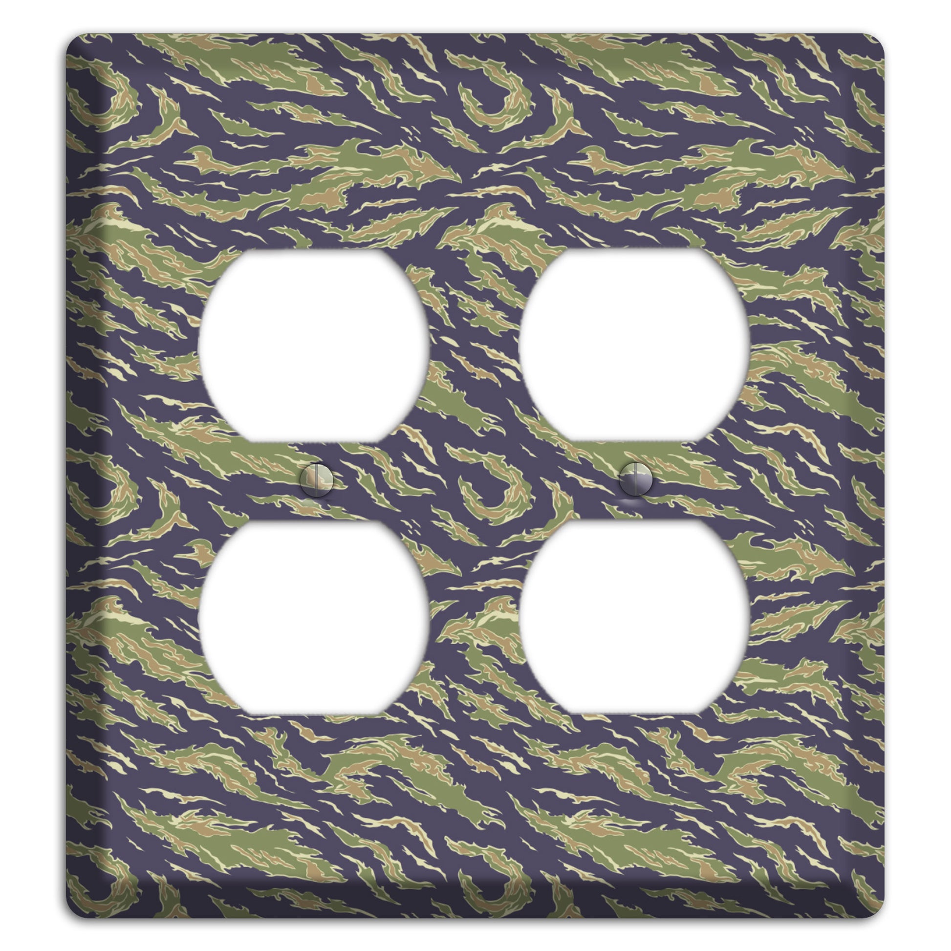 Vietnam Tiger 1 Camo 2 Duplex Wallplate