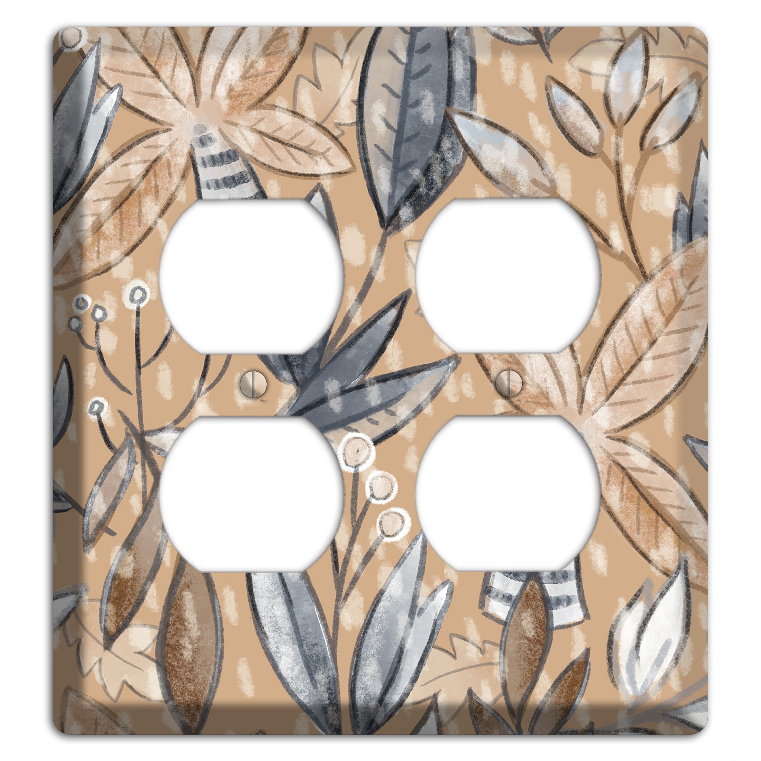 Autumn Leaves 2 Duplex Wallplate