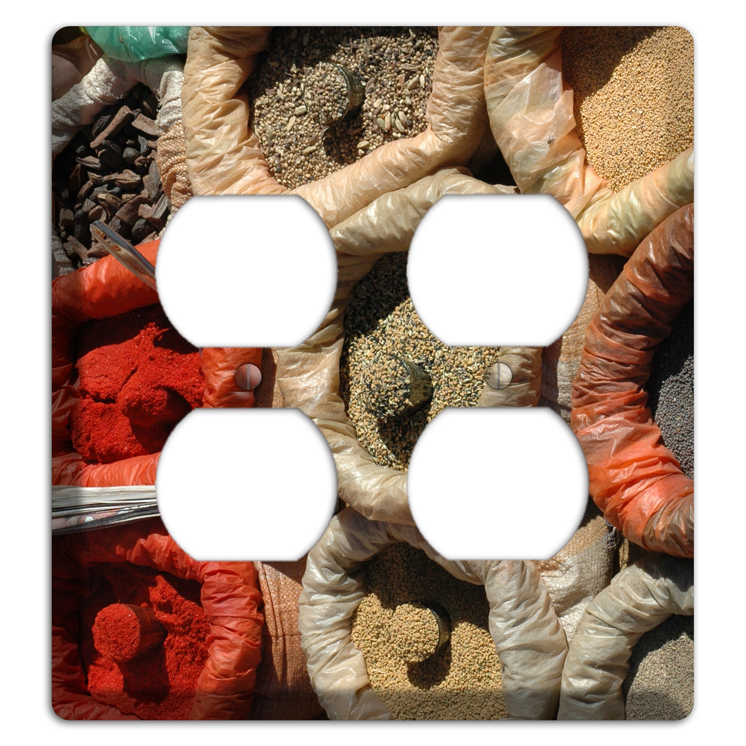 Spices 2 Duplex Wallplate