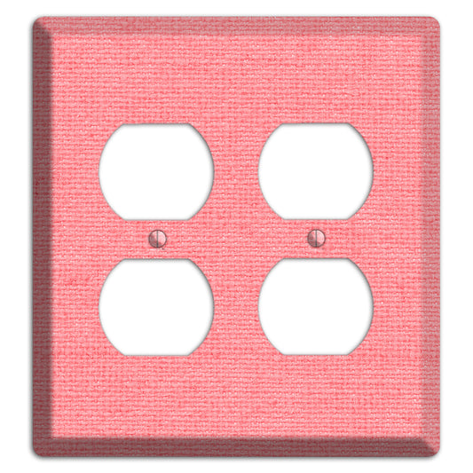 Sweet Pink Soft Coral 2 Duplex Wallplate