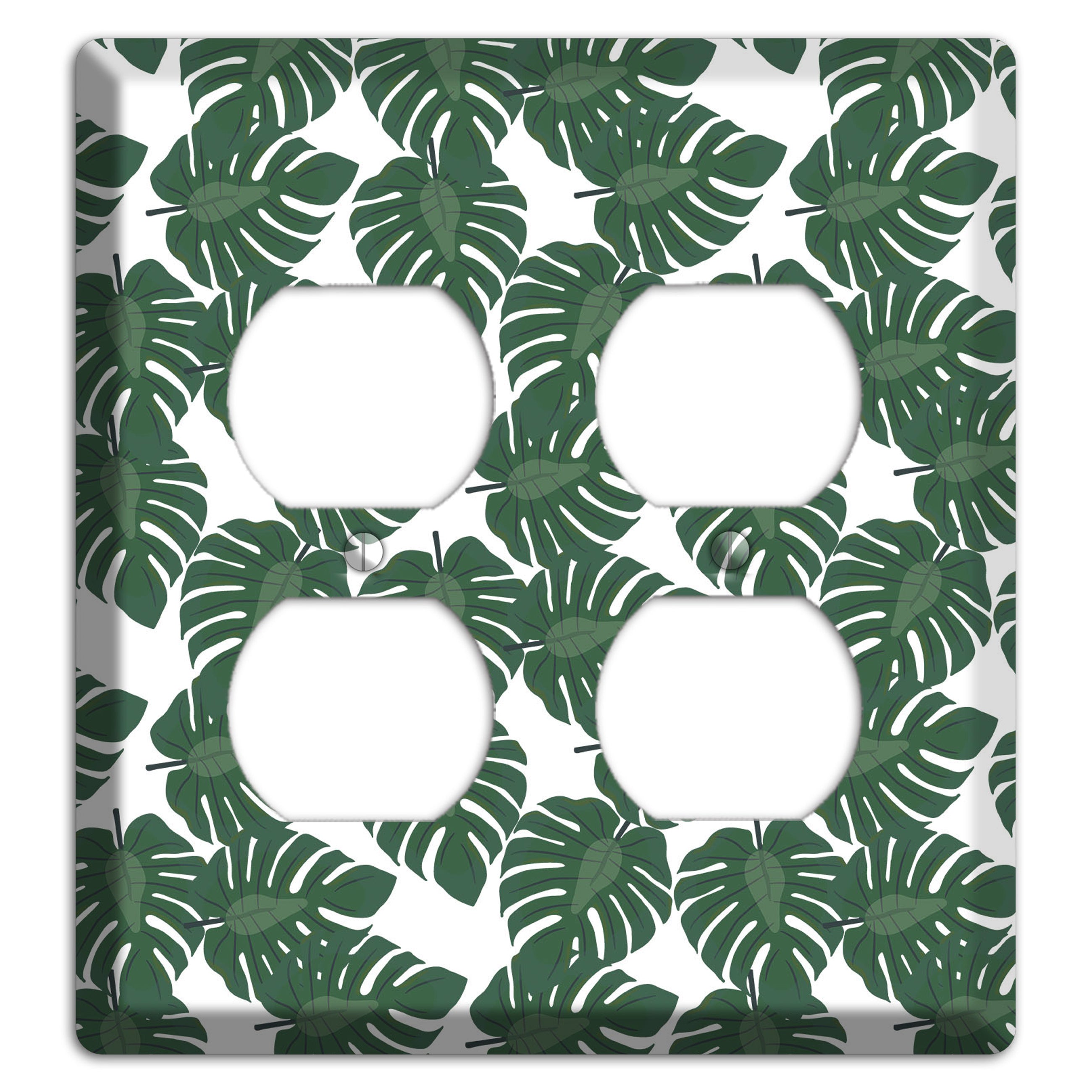 Leaves Style EE 2 Duplex Wallplate