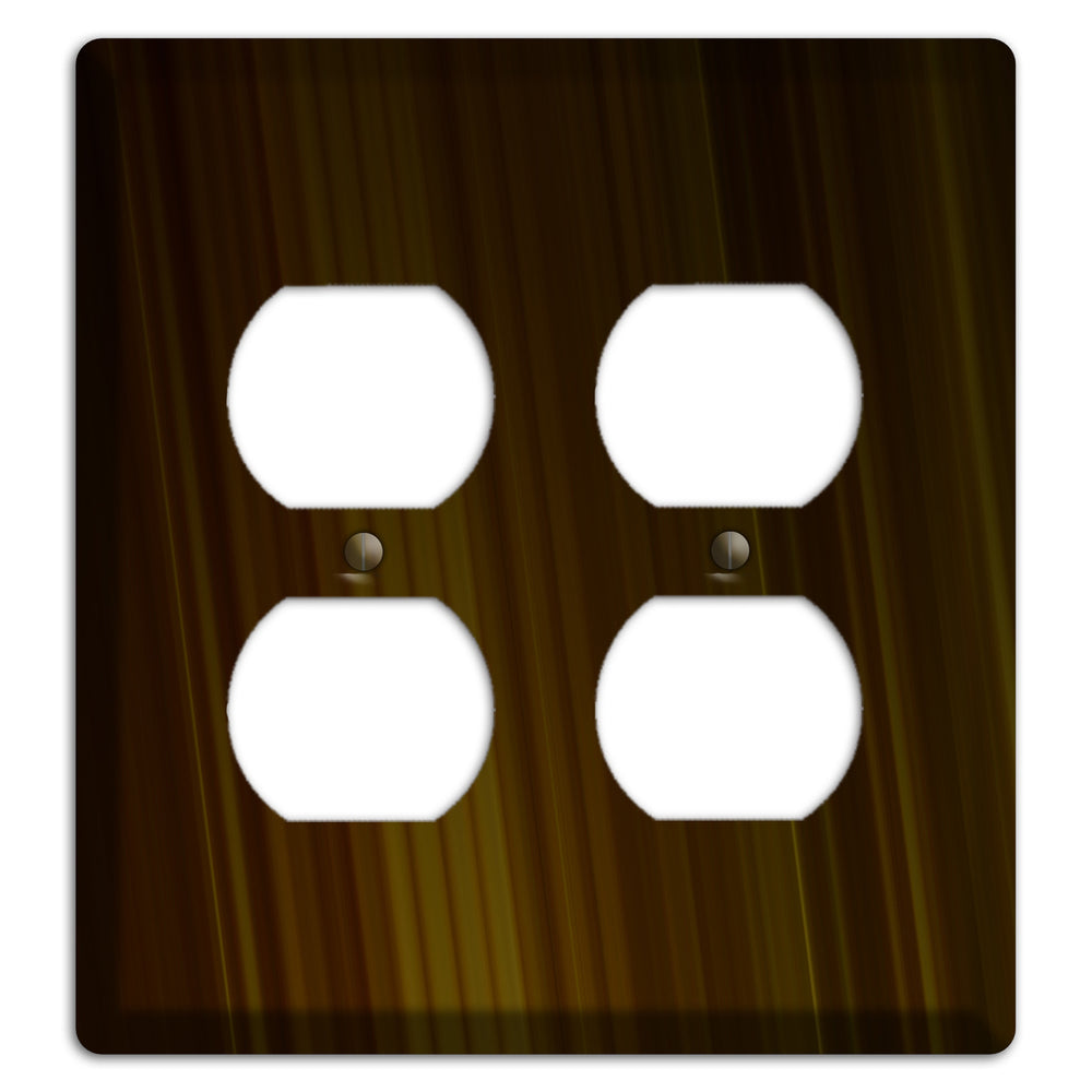 Brown Ray of Light 2 Duplex Wallplate