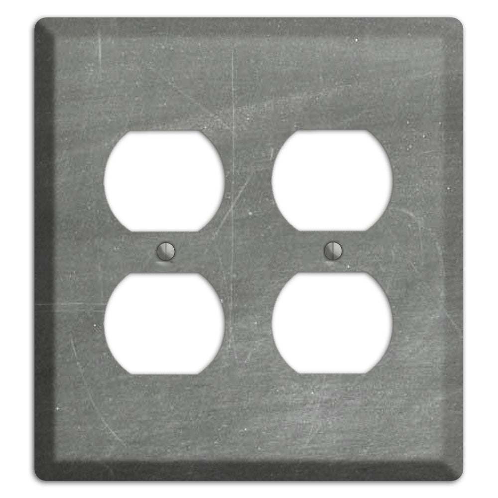 Chalk Green 2 Duplex Wallplate