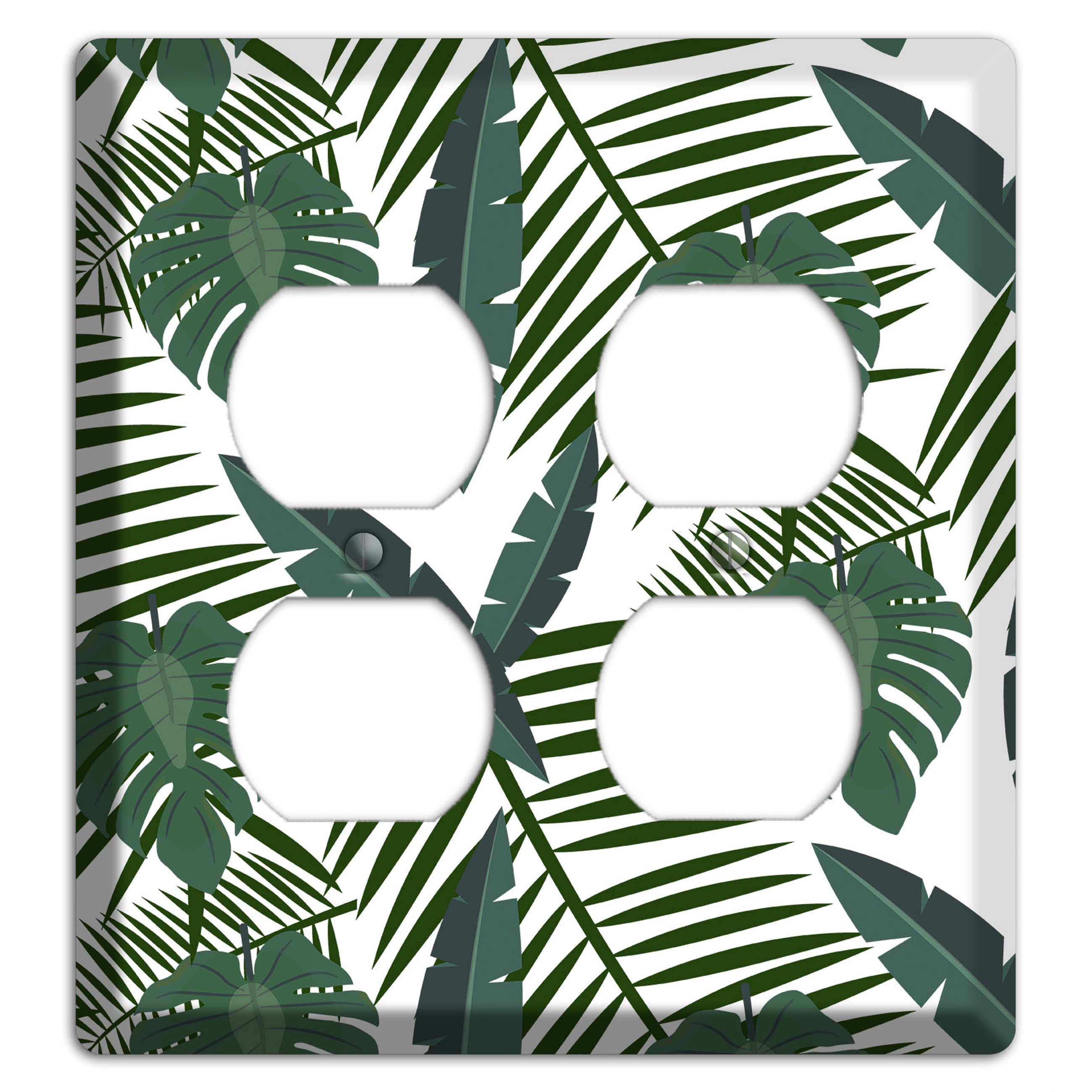 Leaves Style FF 2 Duplex Wallplate