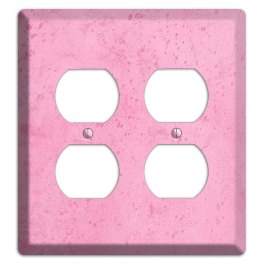 Illusion Pink Texture 2 Duplex Wallplate