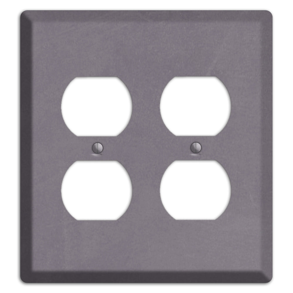 Chalk Purple 2 Duplex Wallplate