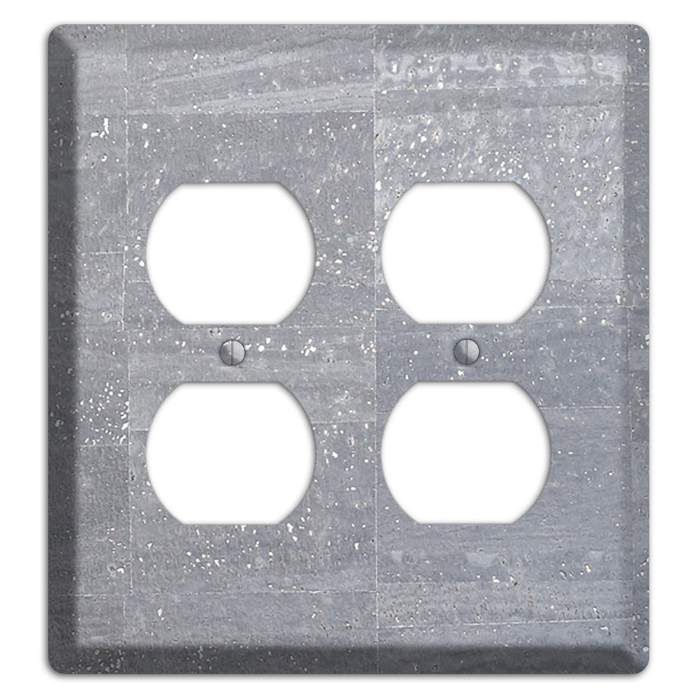 Platinum Cork 2 Duplex Wallplate