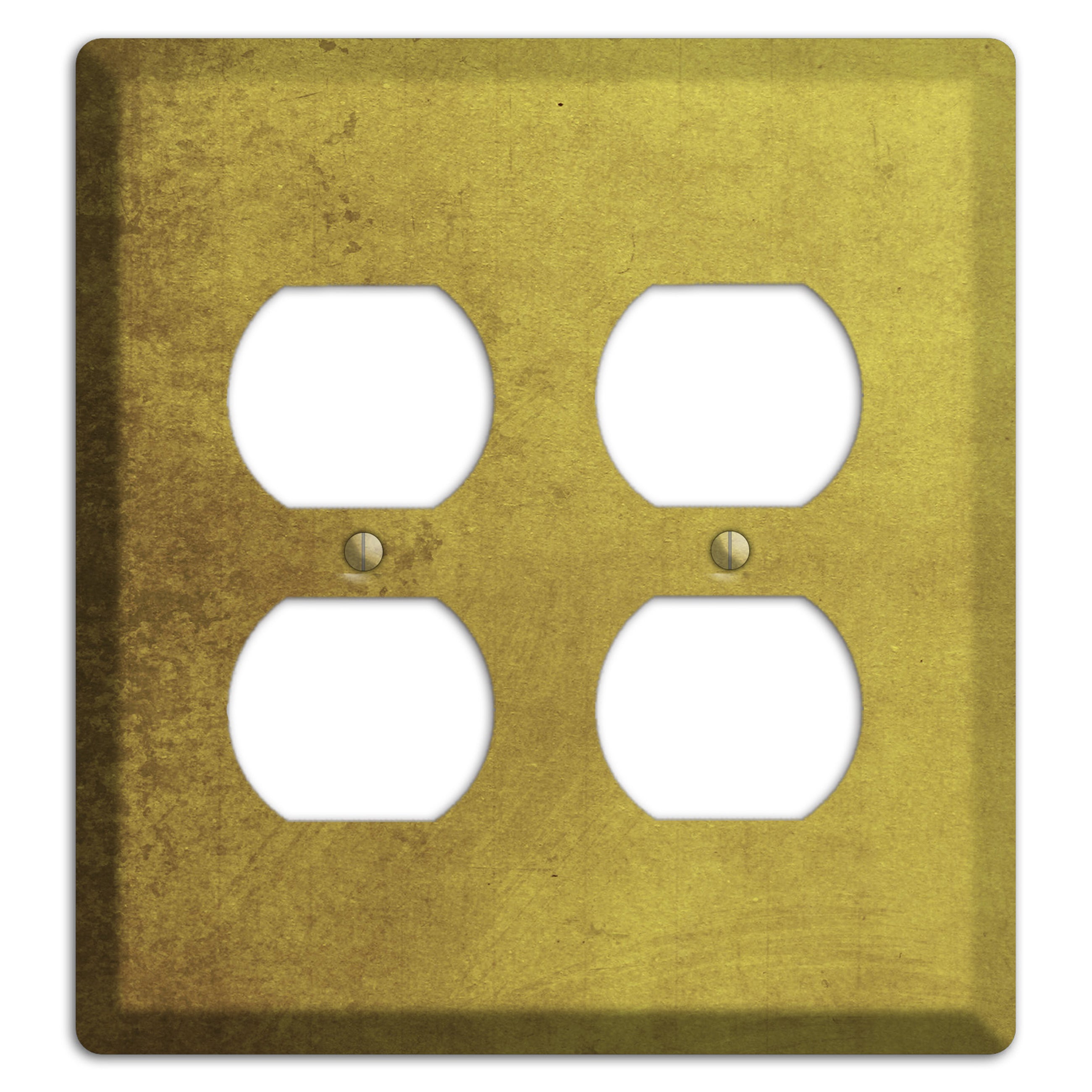 Husk Vintage Grunge 2 Duplex Wallplate