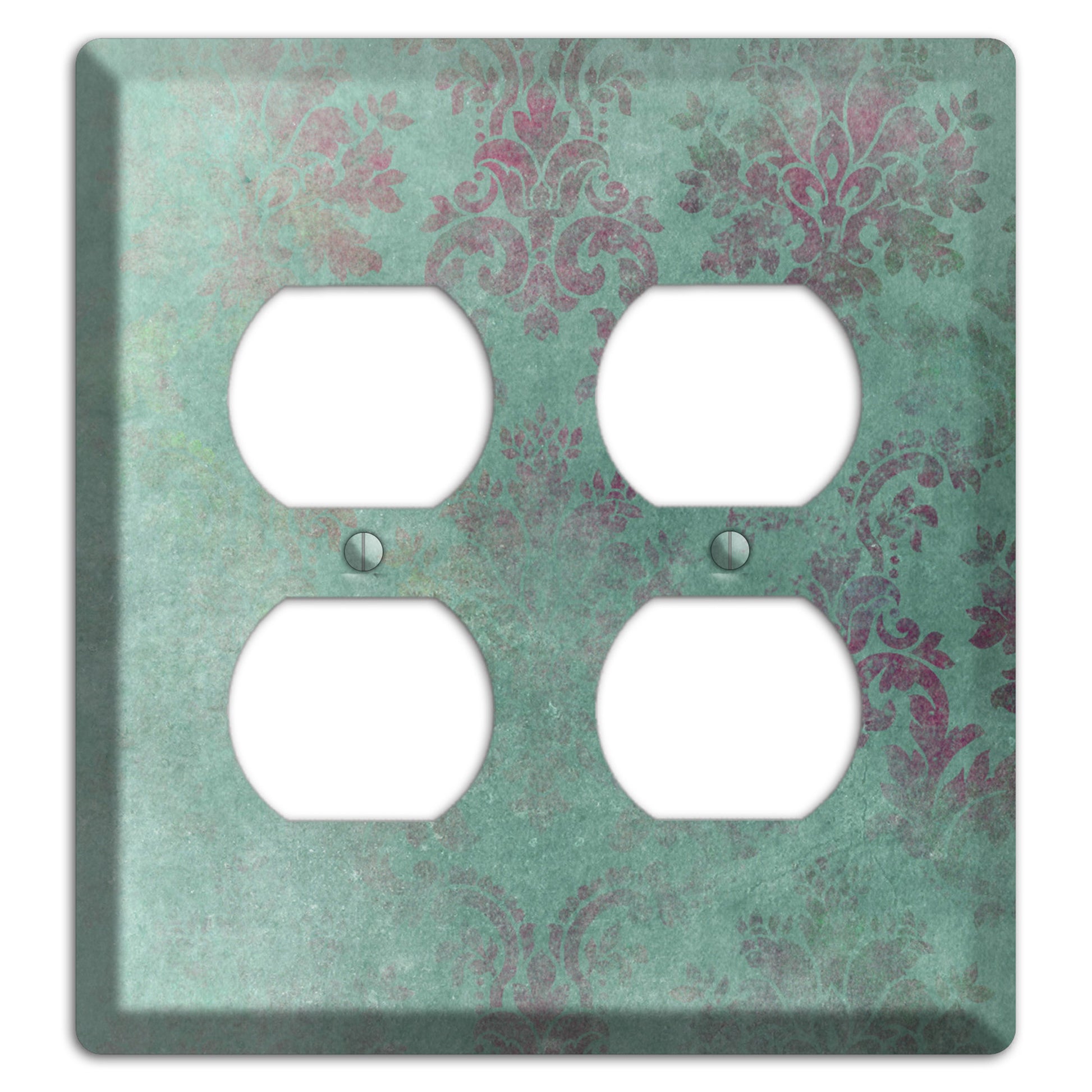 Corduroy Whimsical Damask 2 Duplex Wallplate