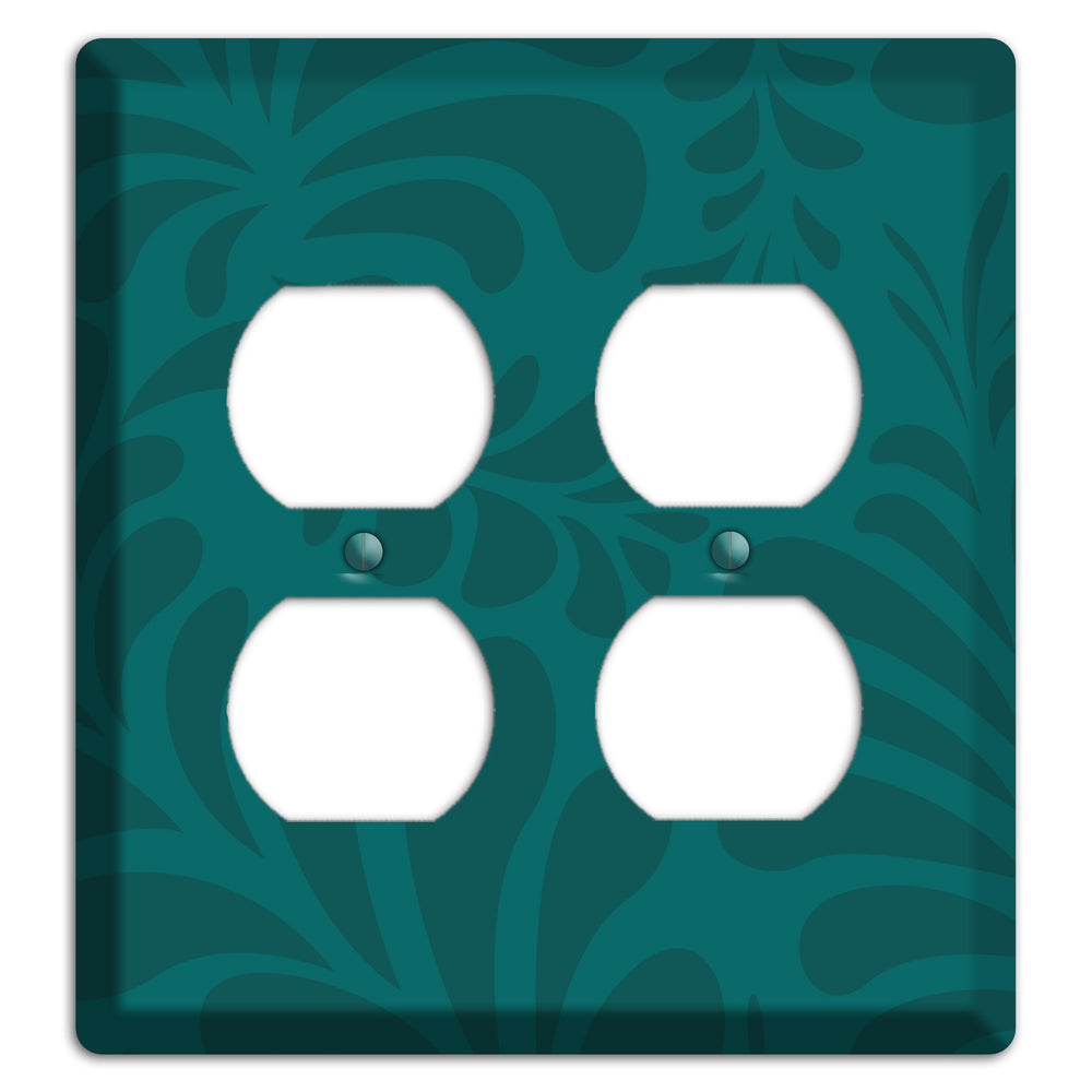 Jade Herati 2 Duplex Wallplate