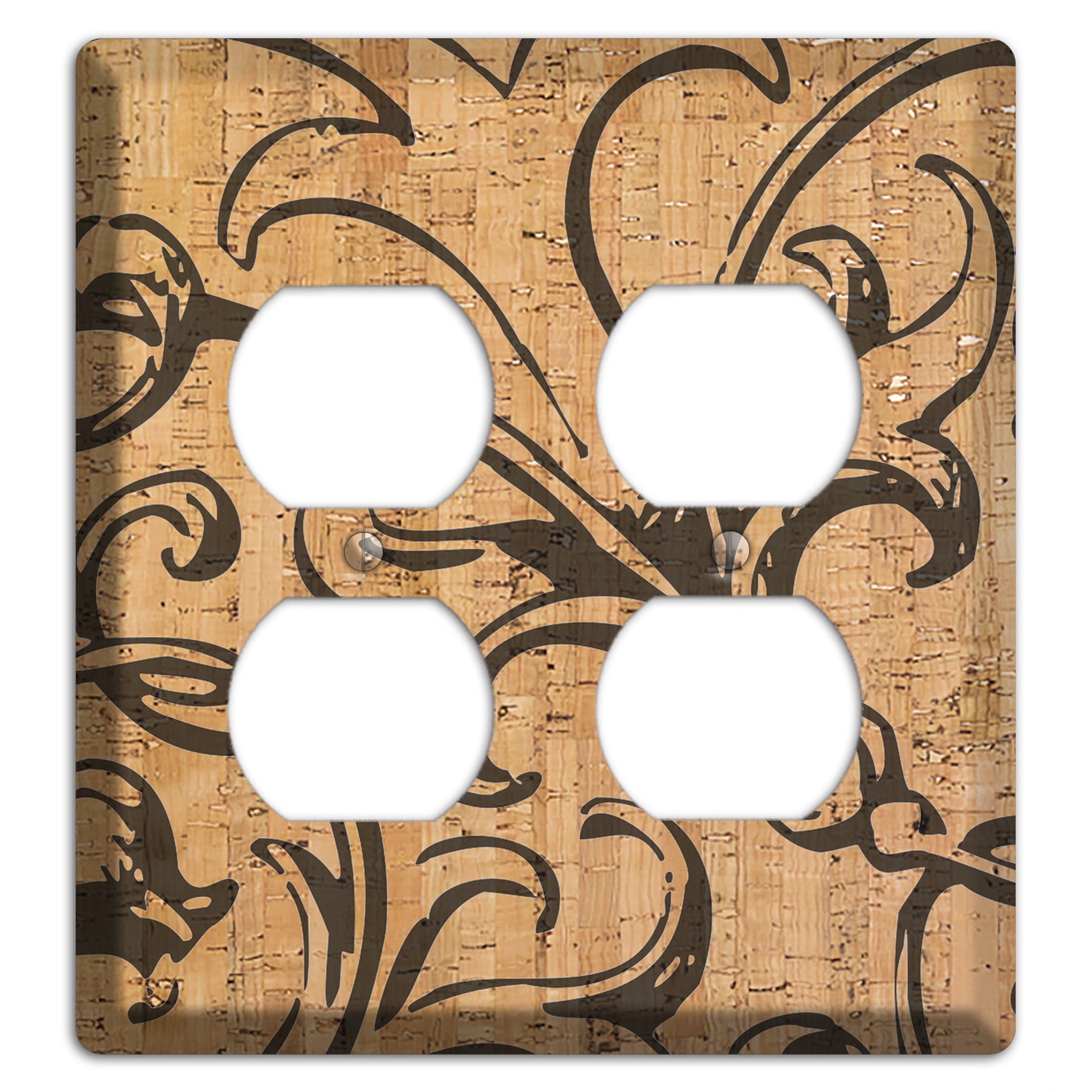 Victorian Cork 2 Duplex Wallplate