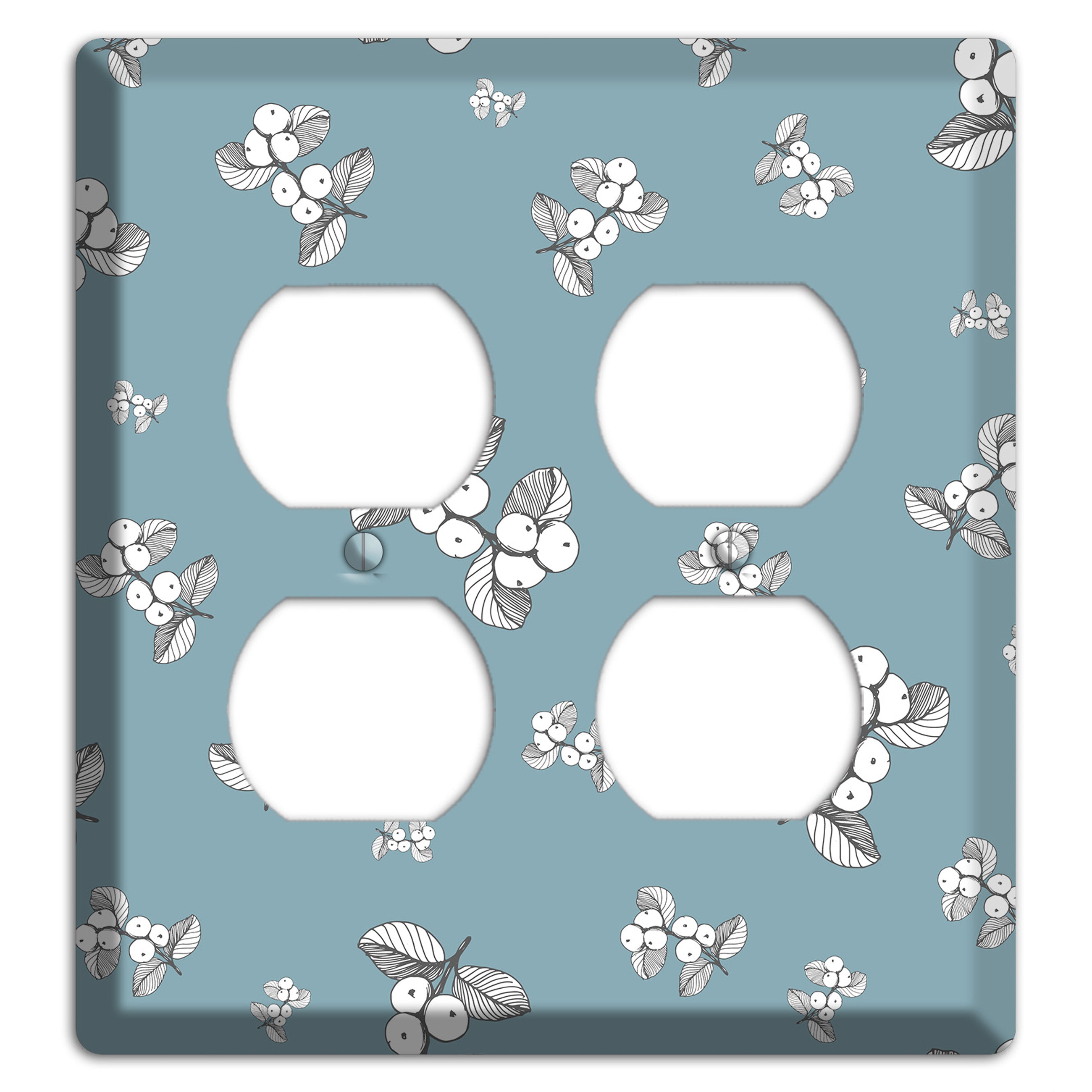 Wildlife Berry Bloom 2 Duplex Wallplate