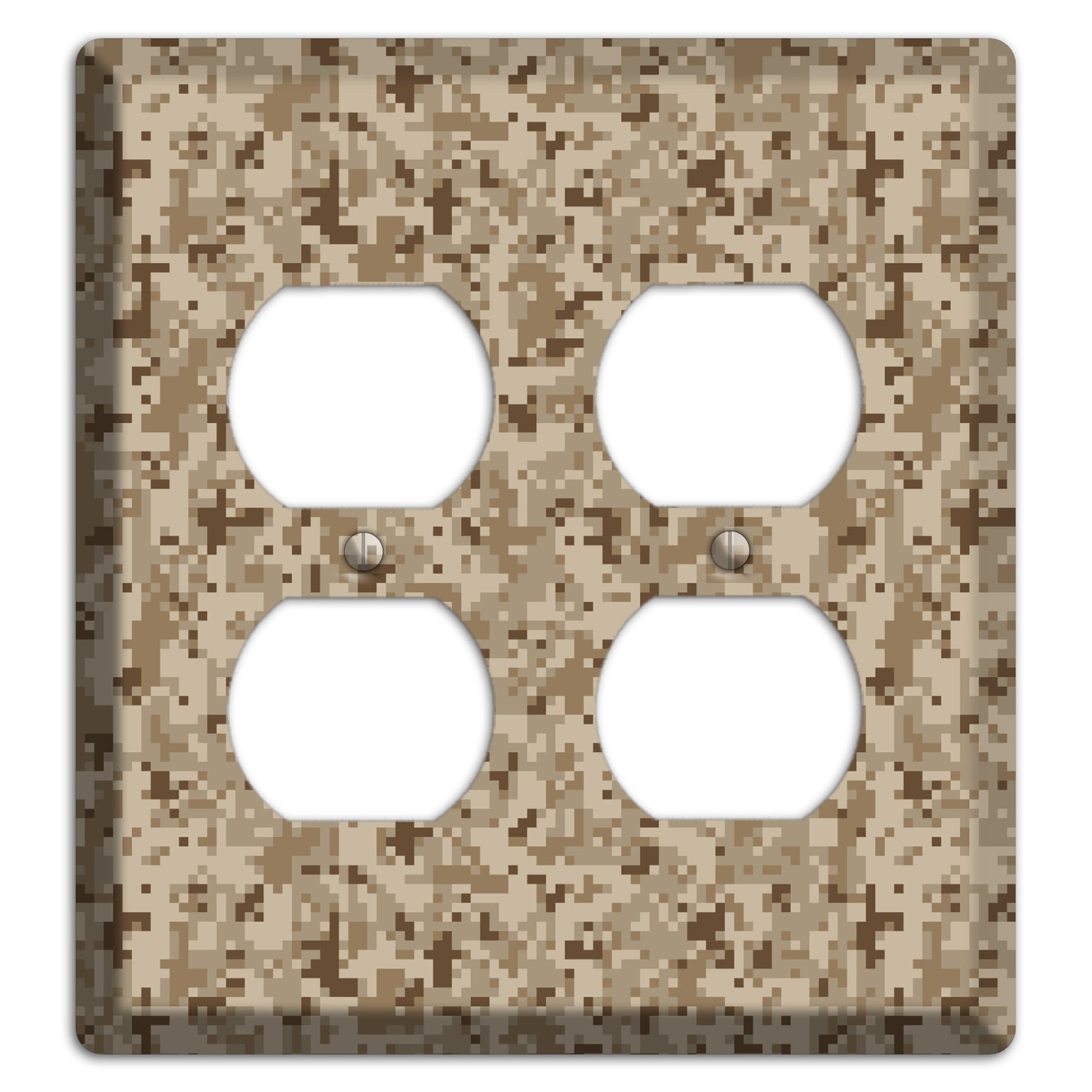 Desert Camo 2 Duplex Wallplate