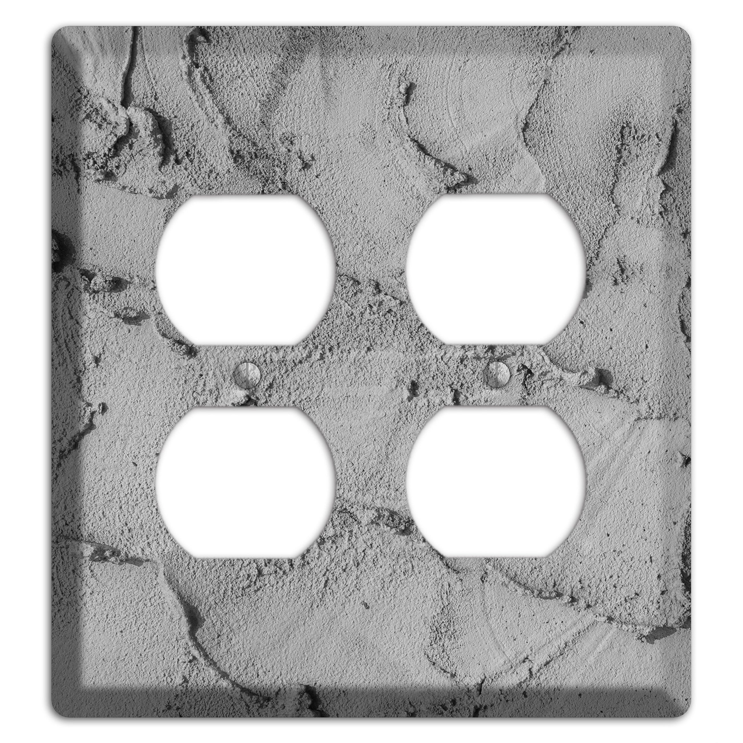 Plaster 8 2 Duplex Wallplate