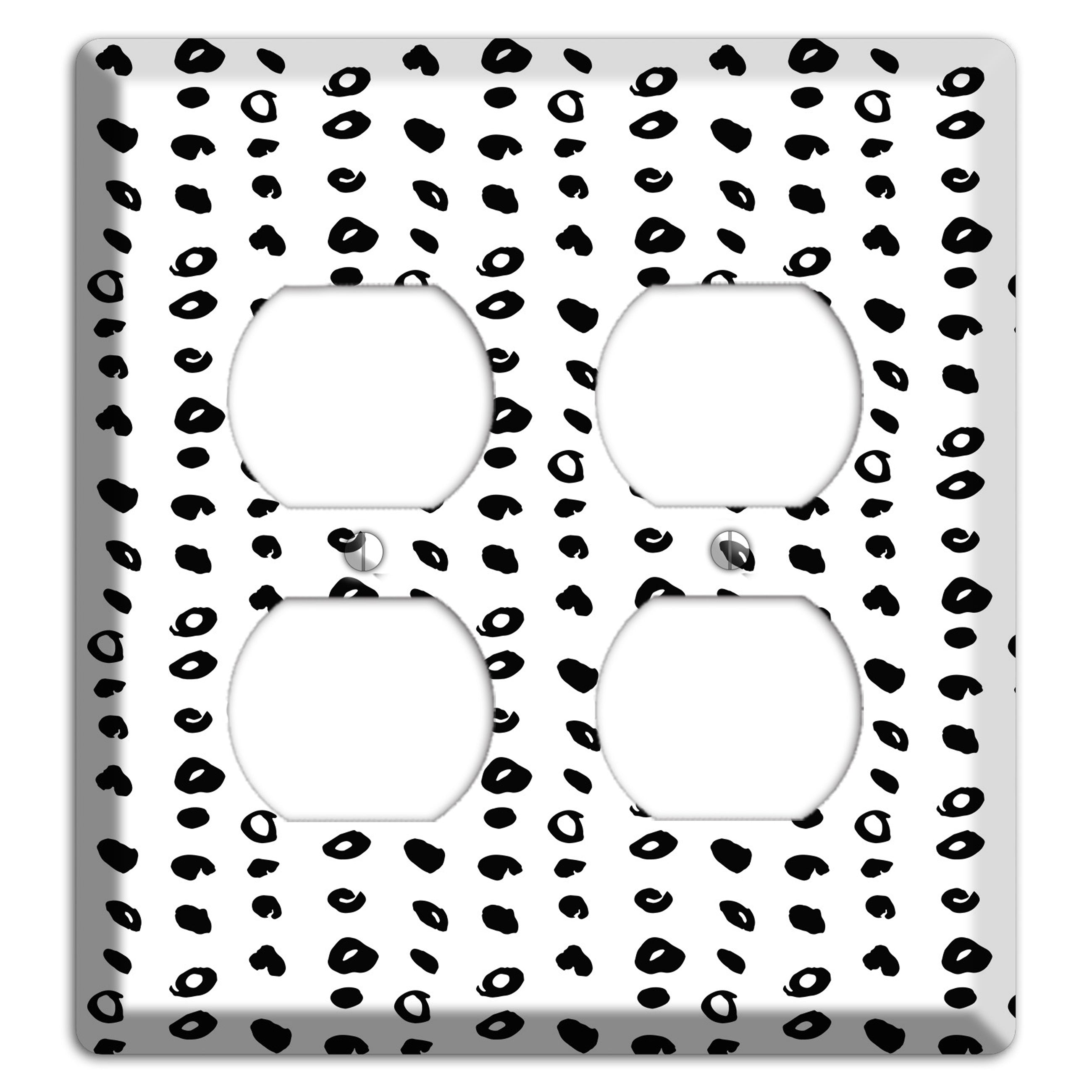 Ink Drops 10 2 Duplex Wallplate