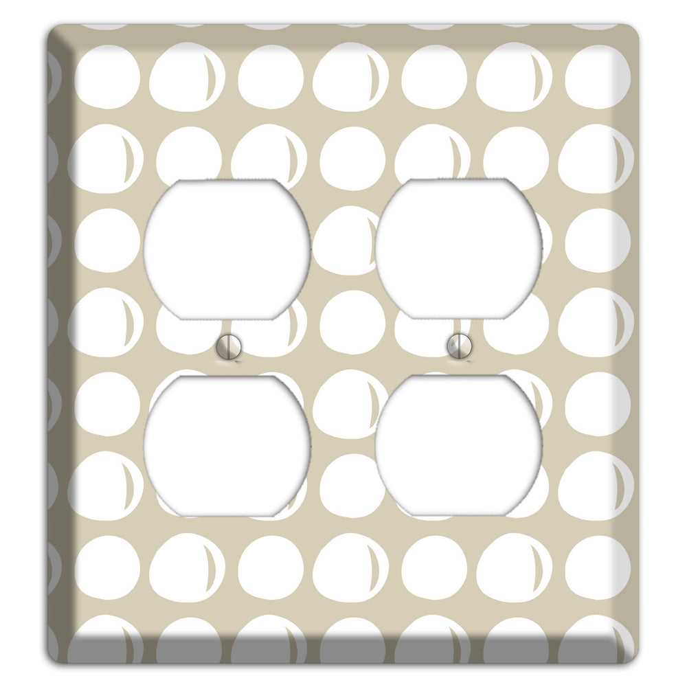 Simple Scandanavian Style KK 2 Duplex Wallplate