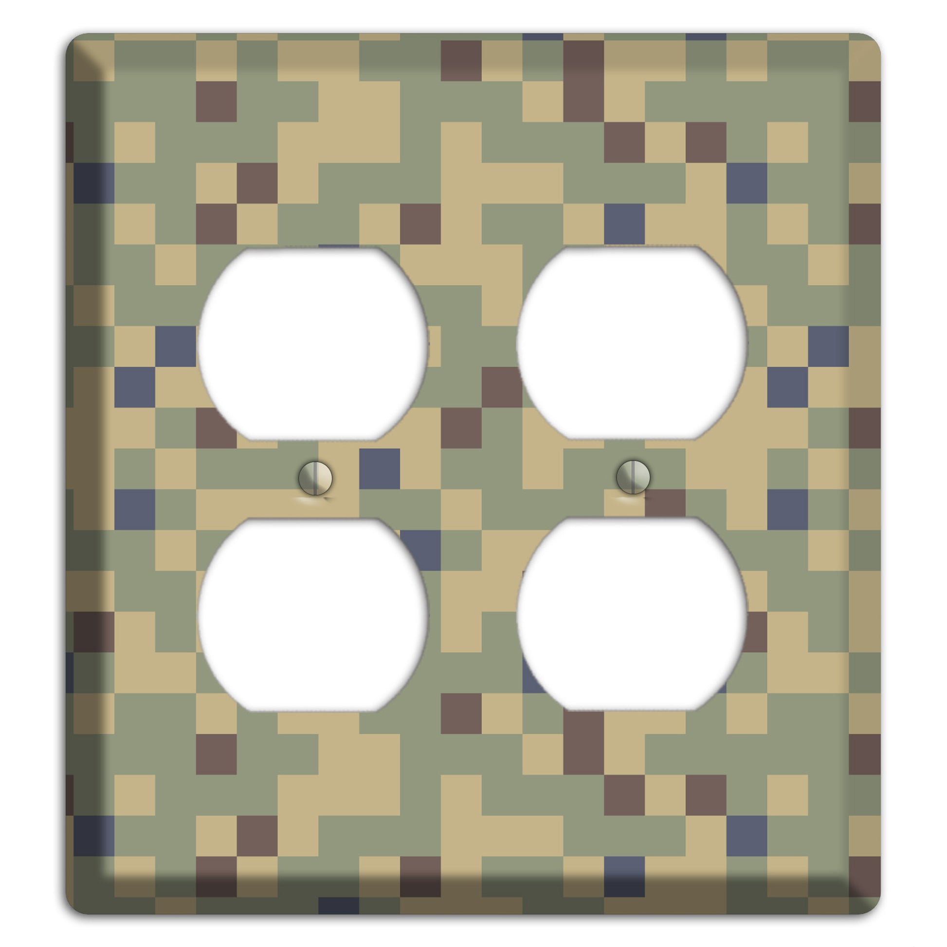 Dual Tex Camo 2 Duplex Wallplate