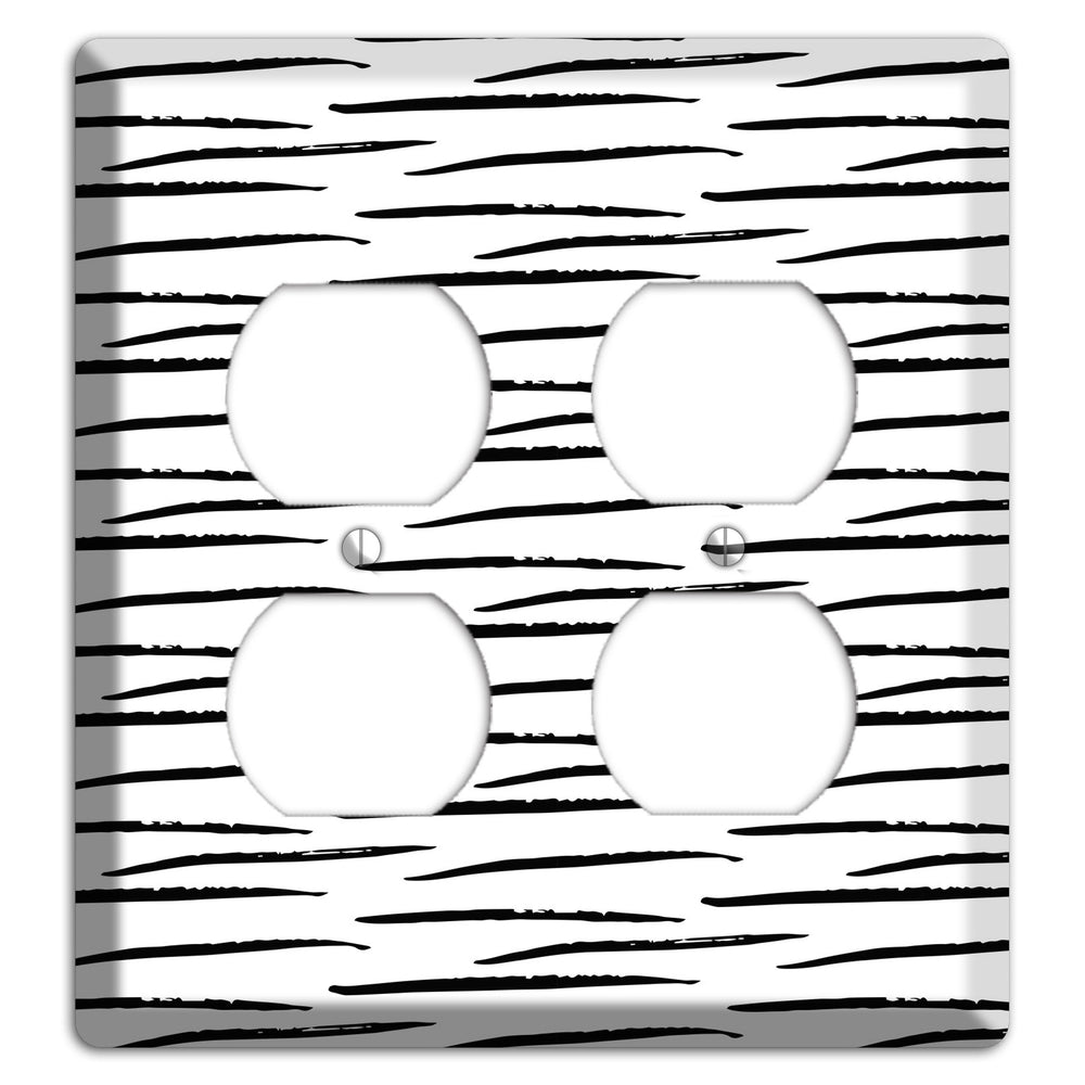Ink Brushstrokes 9 2 Duplex Wallplate