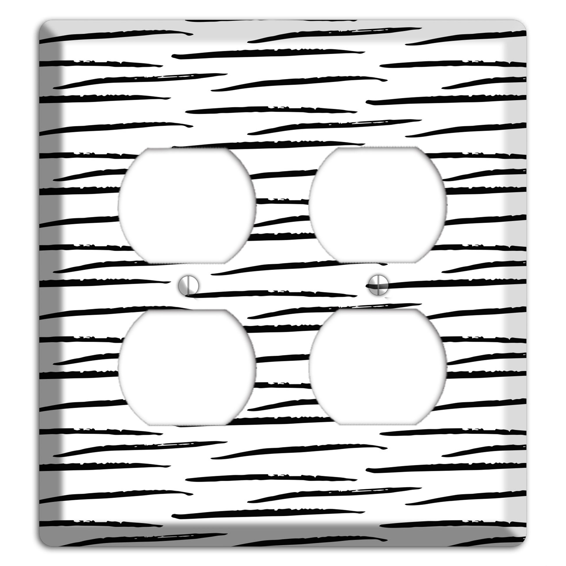 Ink Brushstrokes 9 2 Duplex Wallplate