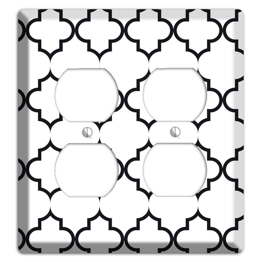 Moroccan 2 2 Duplex Wallplate