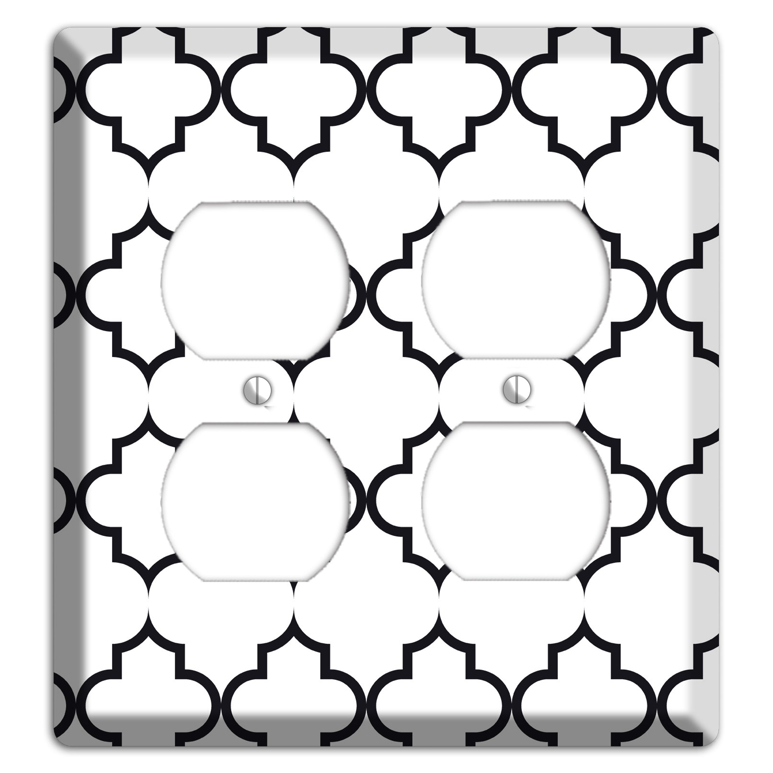 Moroccan 2 2 Duplex Wallplate